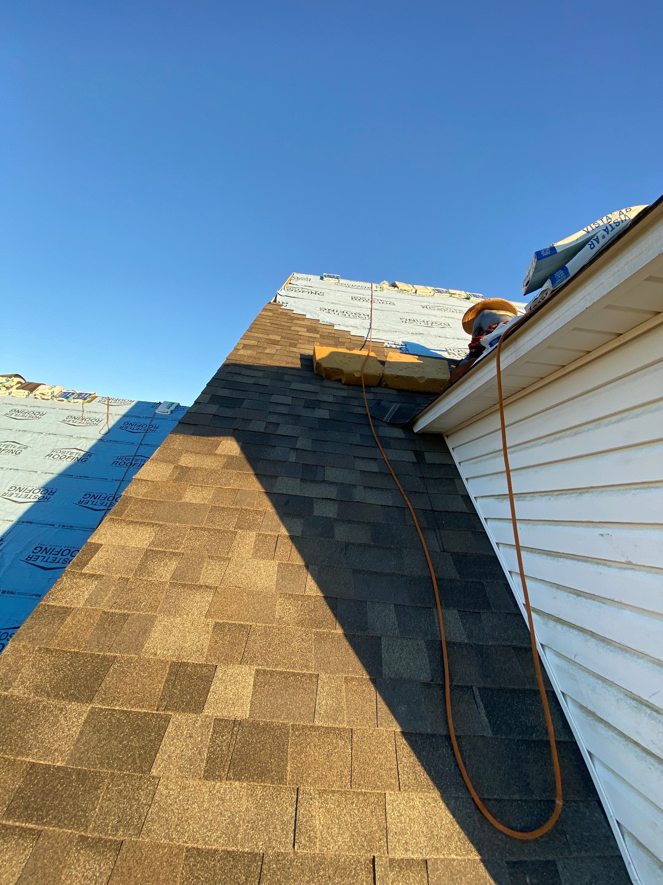 Residential Roofing Repair using Malarkey Vista: Storm Gray by Hostetler Roofing