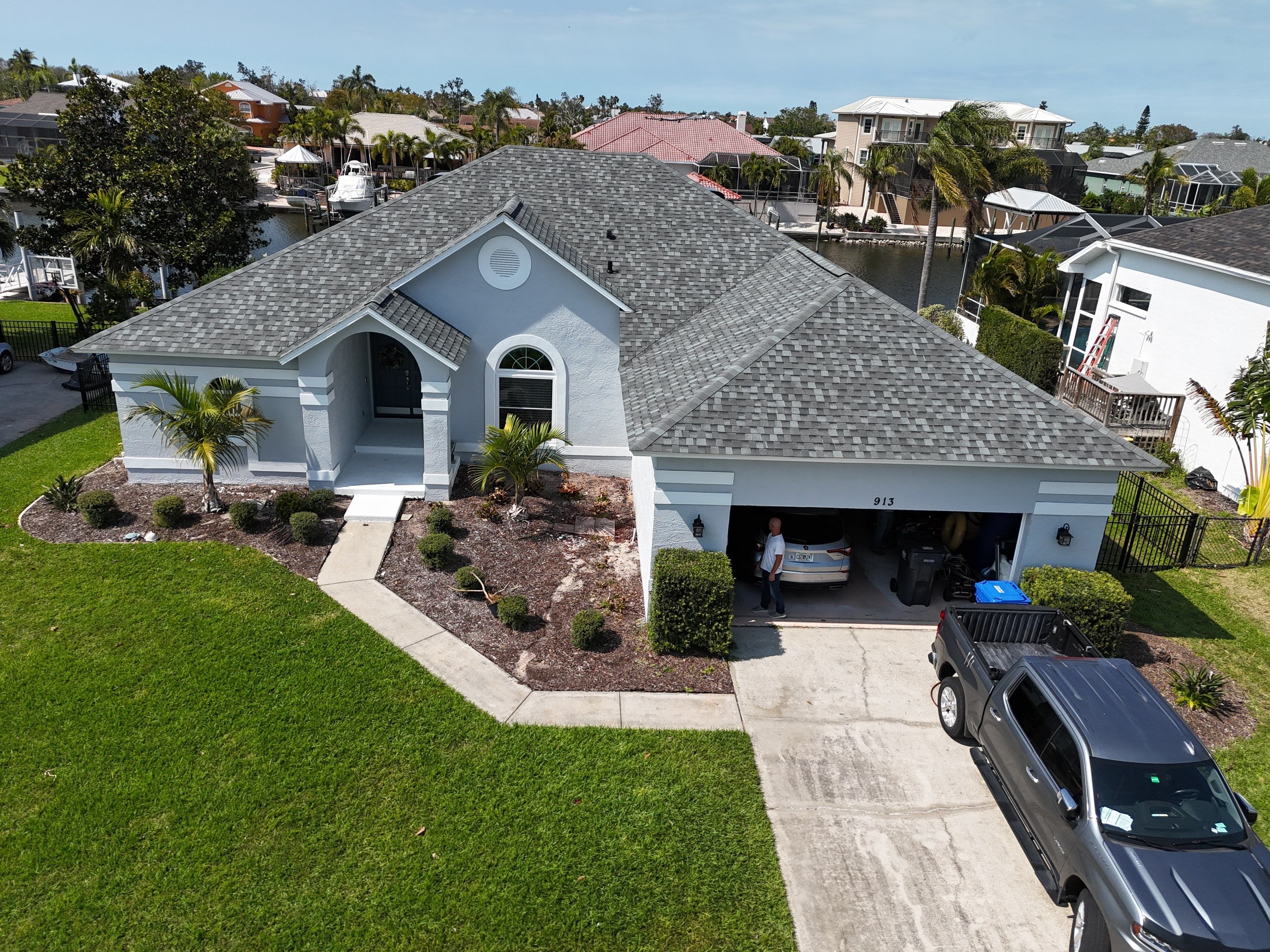 Roof Replacement in Apollo Beach Fl. by Steadfast Roofing 