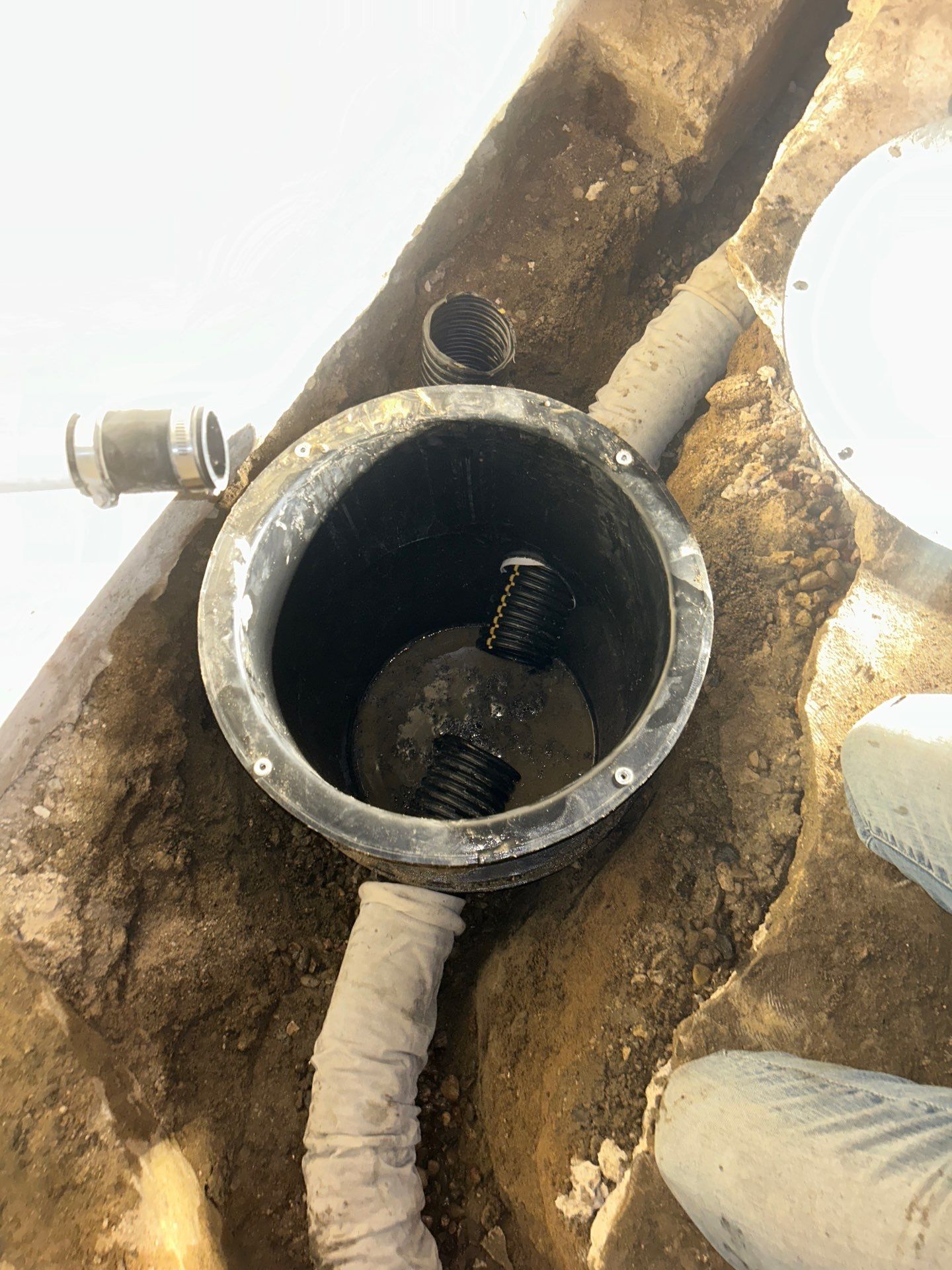 Drain tile for a General Contractor Partner by Waterproofing Northeast