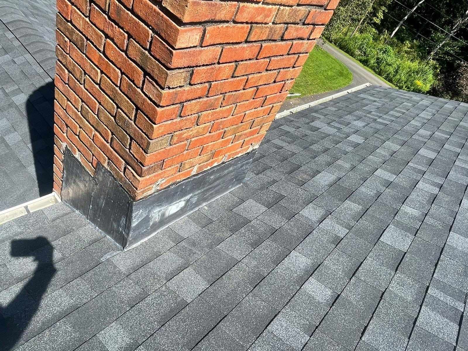 Residential Roofing Installation using Owens Corning TruDefinition Duration AR - Onyx Black & New Siding Using Mainstreet Charcoal Gray by A Plus Exterior