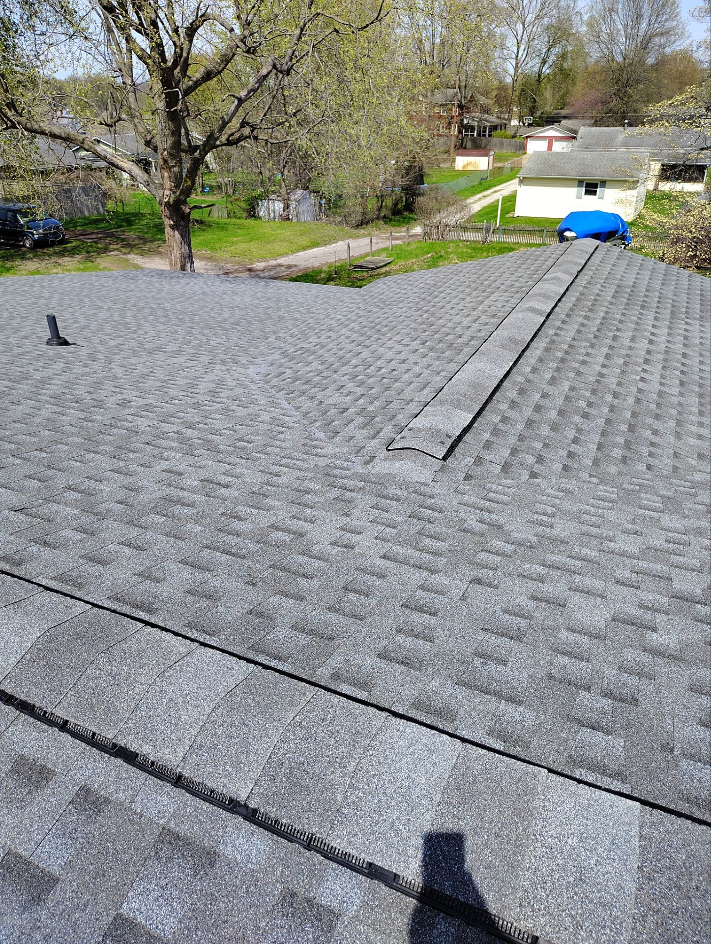 Residential Roofing Installation using GAF Timberline HDZ Pewter Gray by Rainstoppers Roofing