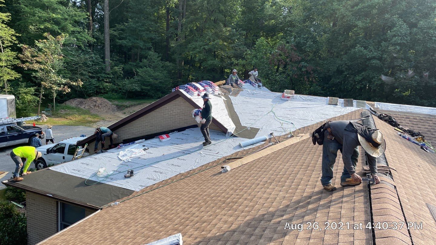 Roof Replacement using GAF Timberline HDZ by American Home Contractors