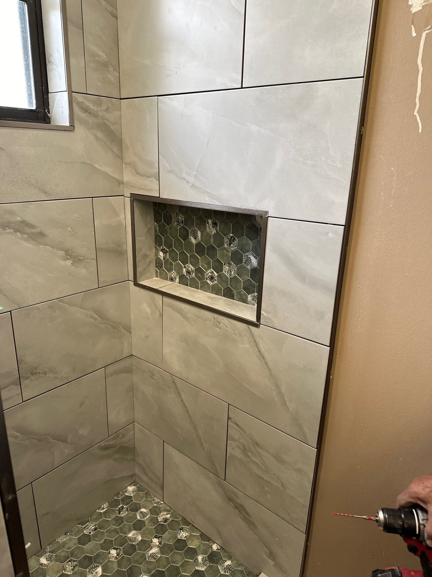 Bathroom Remodel using Custom Products by Axtra Hand