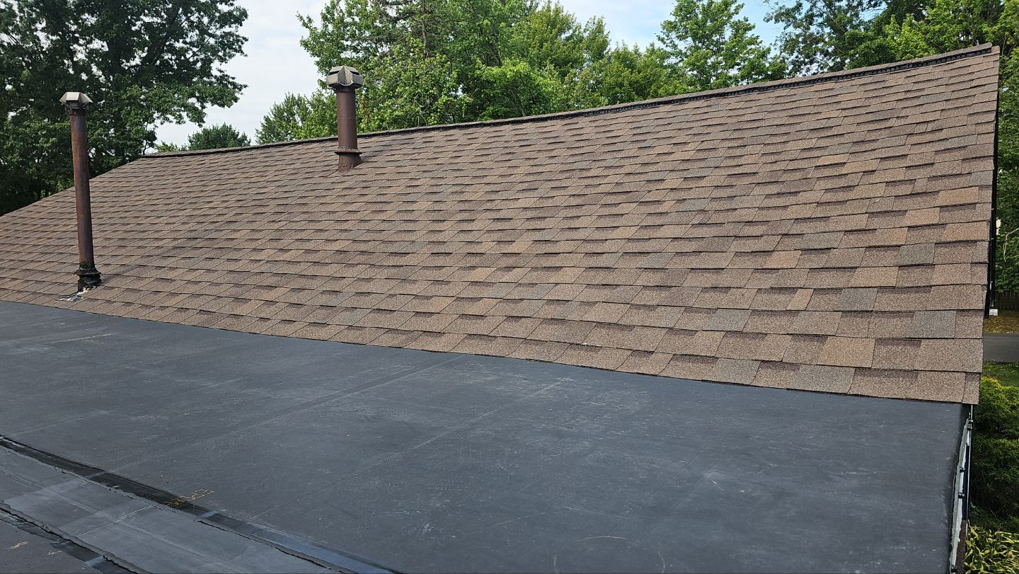 Atlas Pinnacle, Color, Heatherblend, Drip Edge, Color, Royal Brown by Eagle Eye Roofing