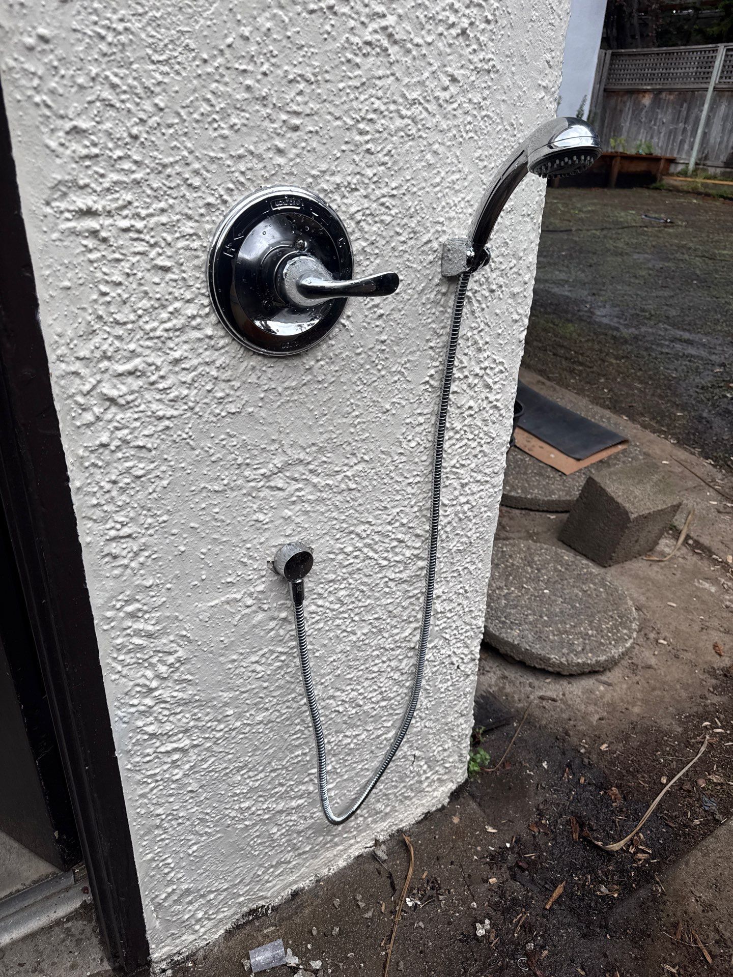 Outdoor Shower installation by Legato Plumbing