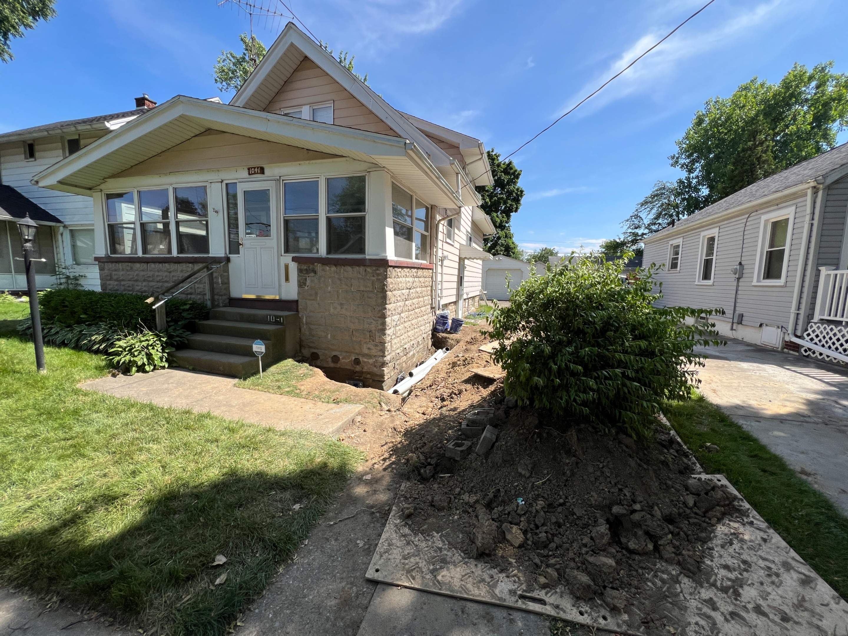 Helical Piers using Helical Deep Foundation Footings by Toledo Basement Repair