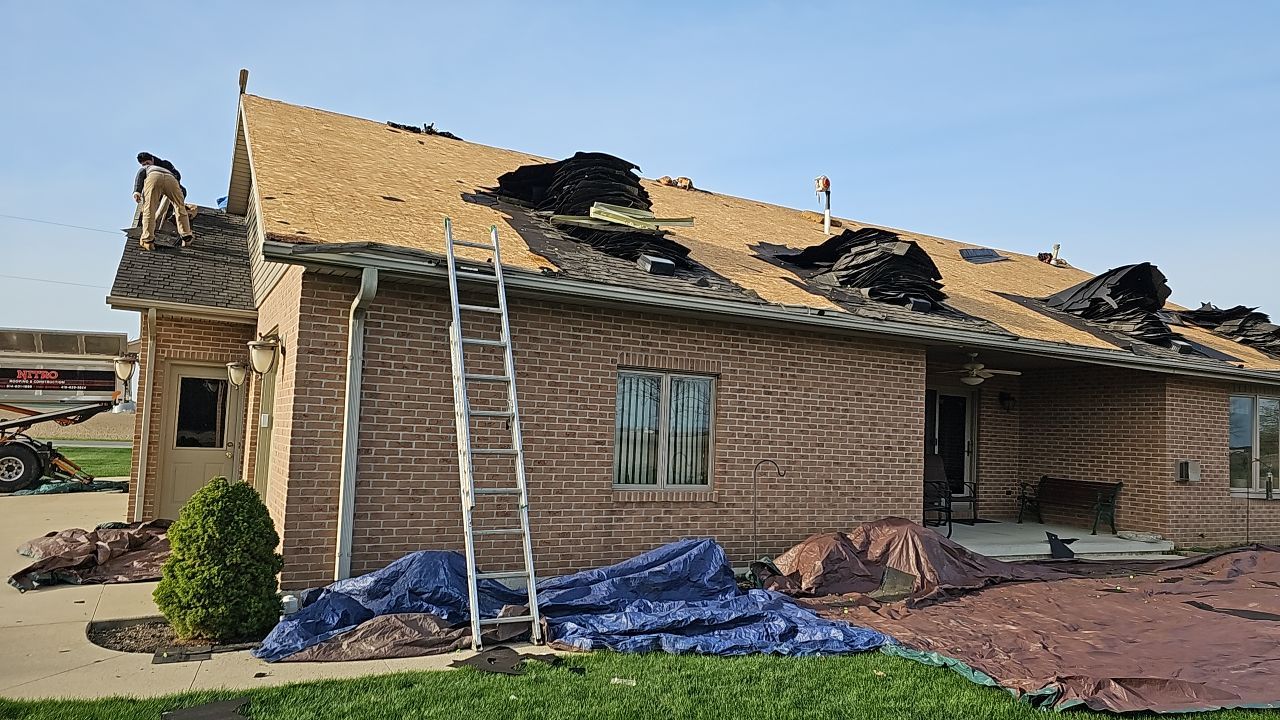 Residential Roofing Installation using GAF Timberline HDZ Mission Brown by Nitro Roofing and Construction