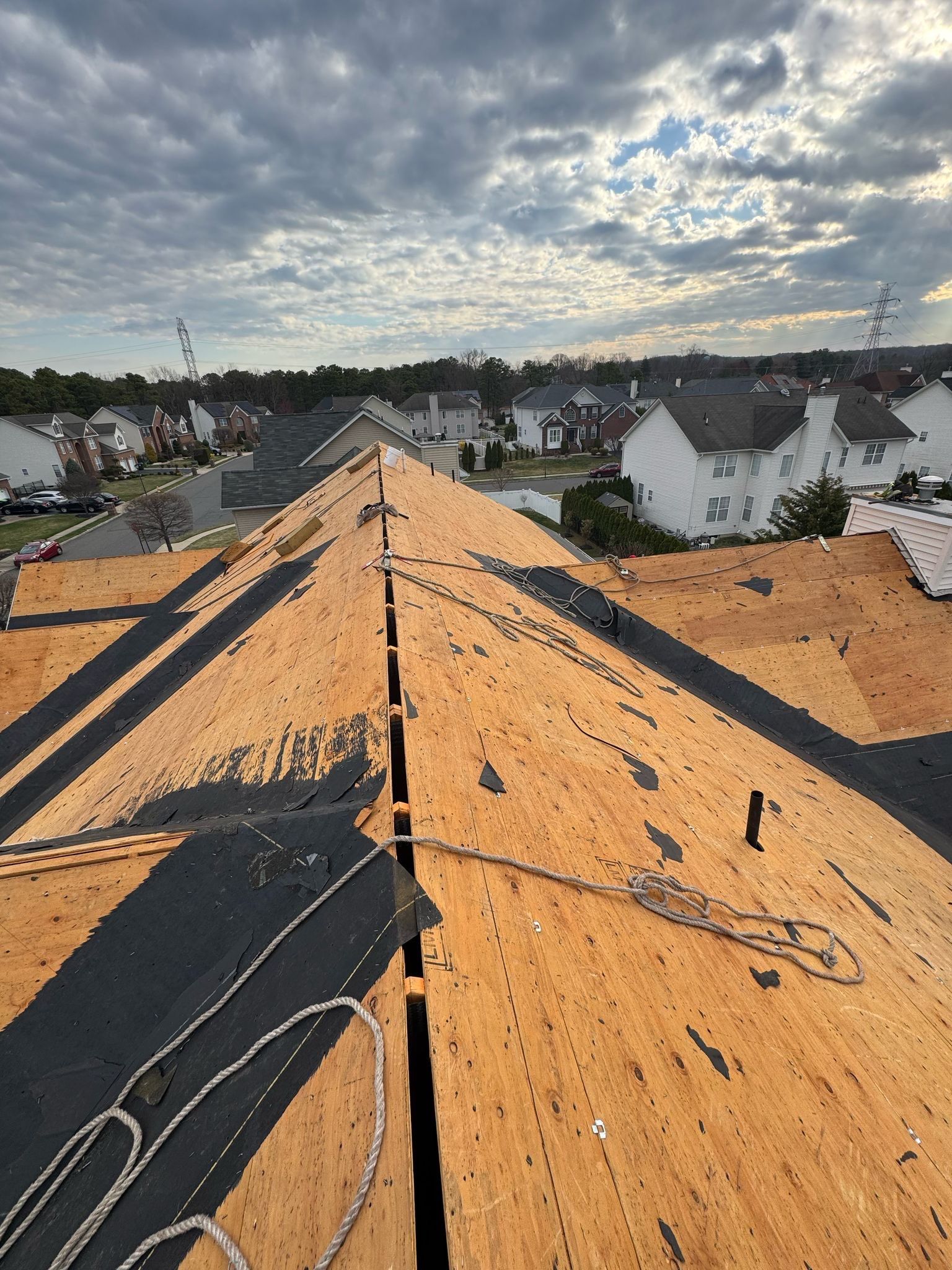Project in Morganville, NJ by Tony's Roofing