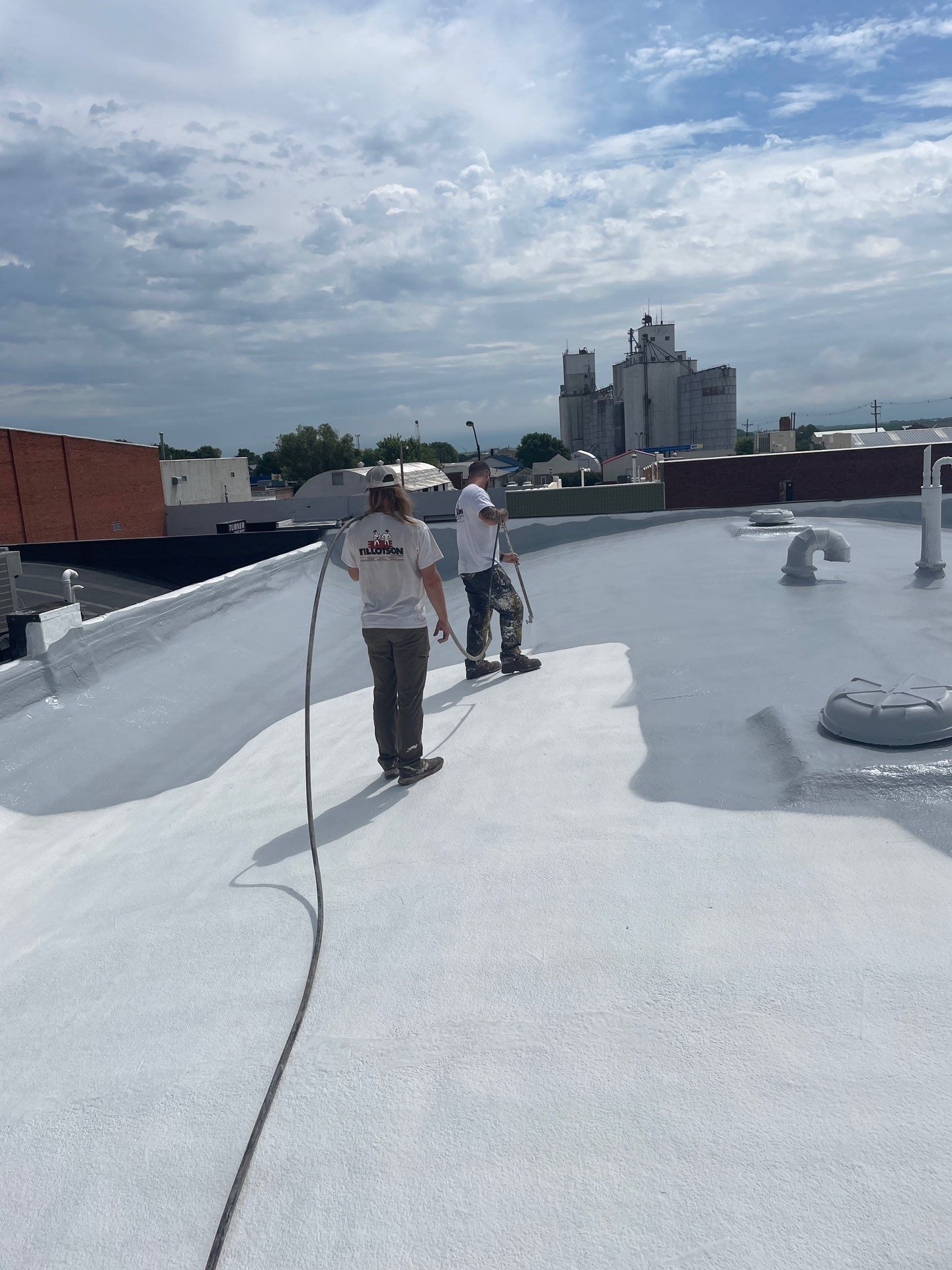 Roof Coating - South Central Area Recovery - Holdrege, Nebraska by Tillotson Enterprises