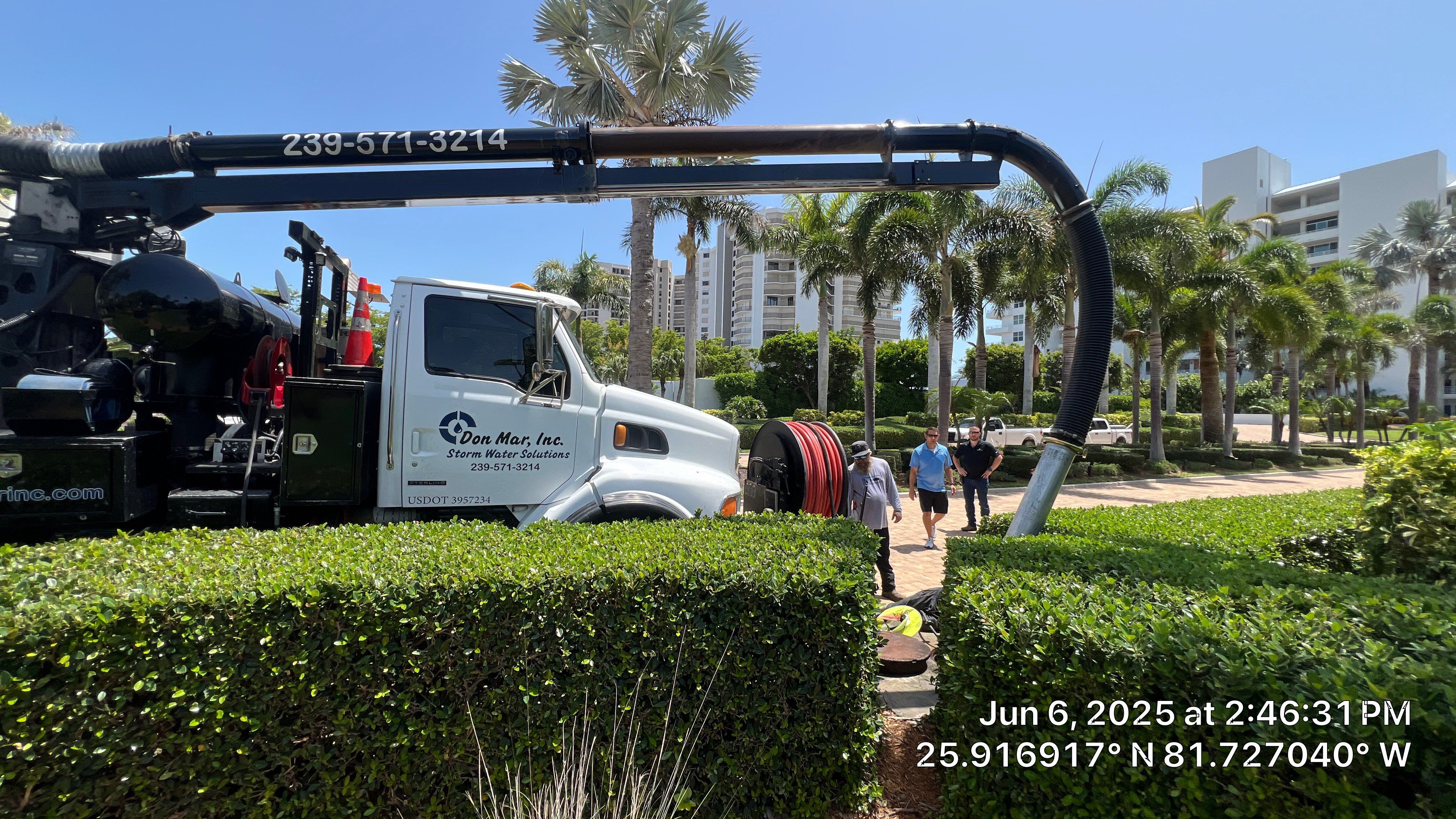 Marco Island Condo Stormwater System Maintenance by Don Mar, Inc. Storm Water Solutions