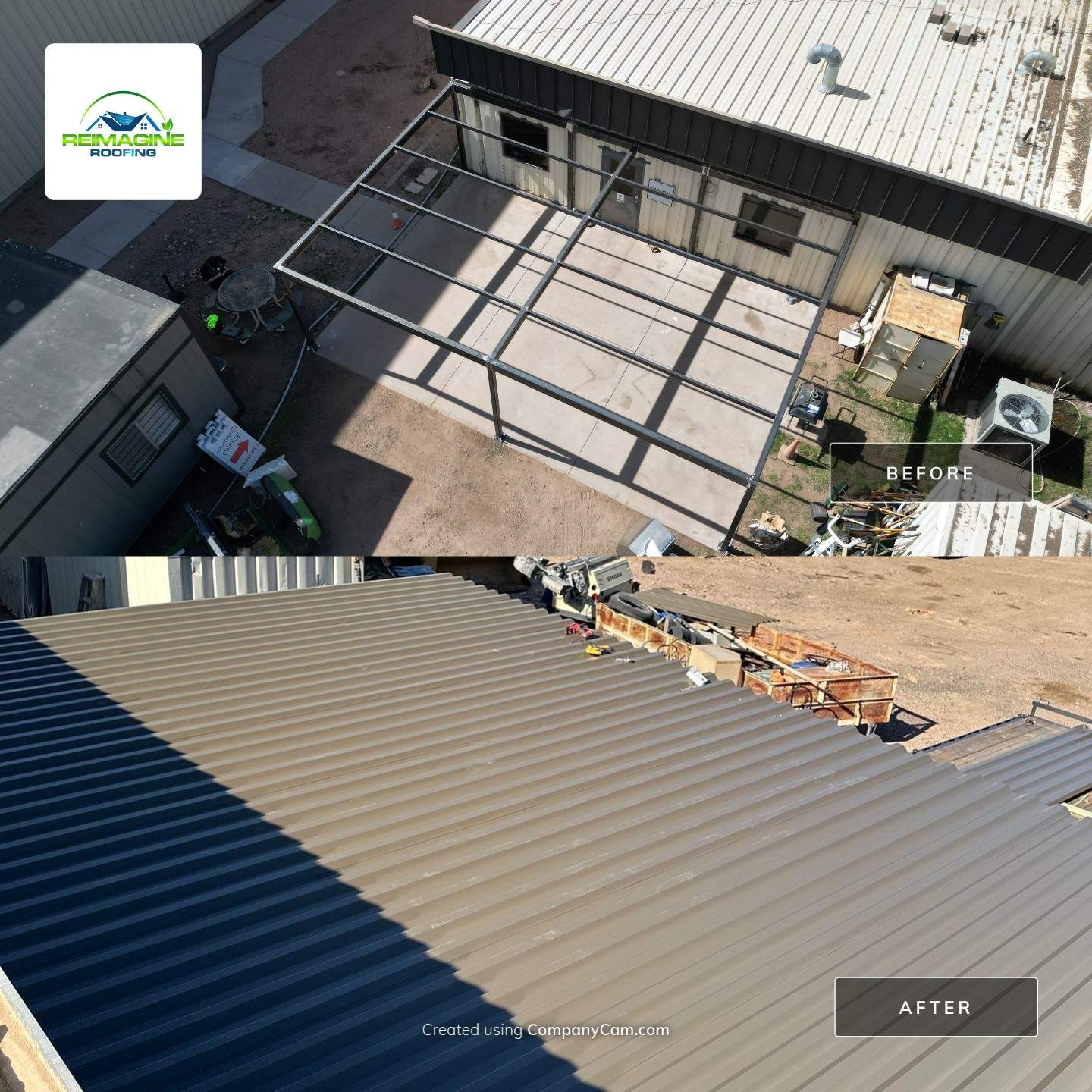 Saddle Tan Standing Seam by Reimagine Roofing