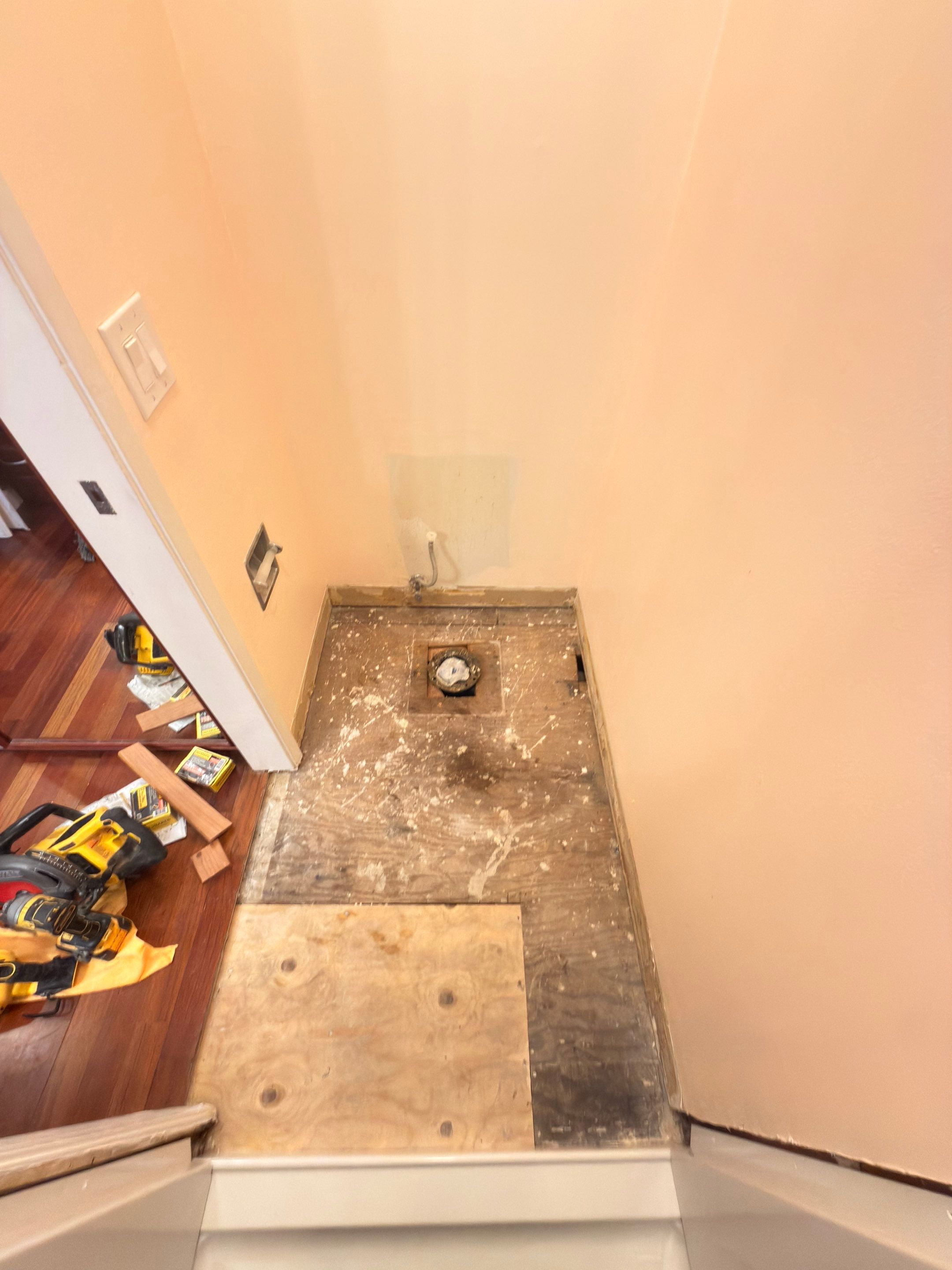 Shower Remodel due to Water Intrusion by Anza Builders, Inc. 