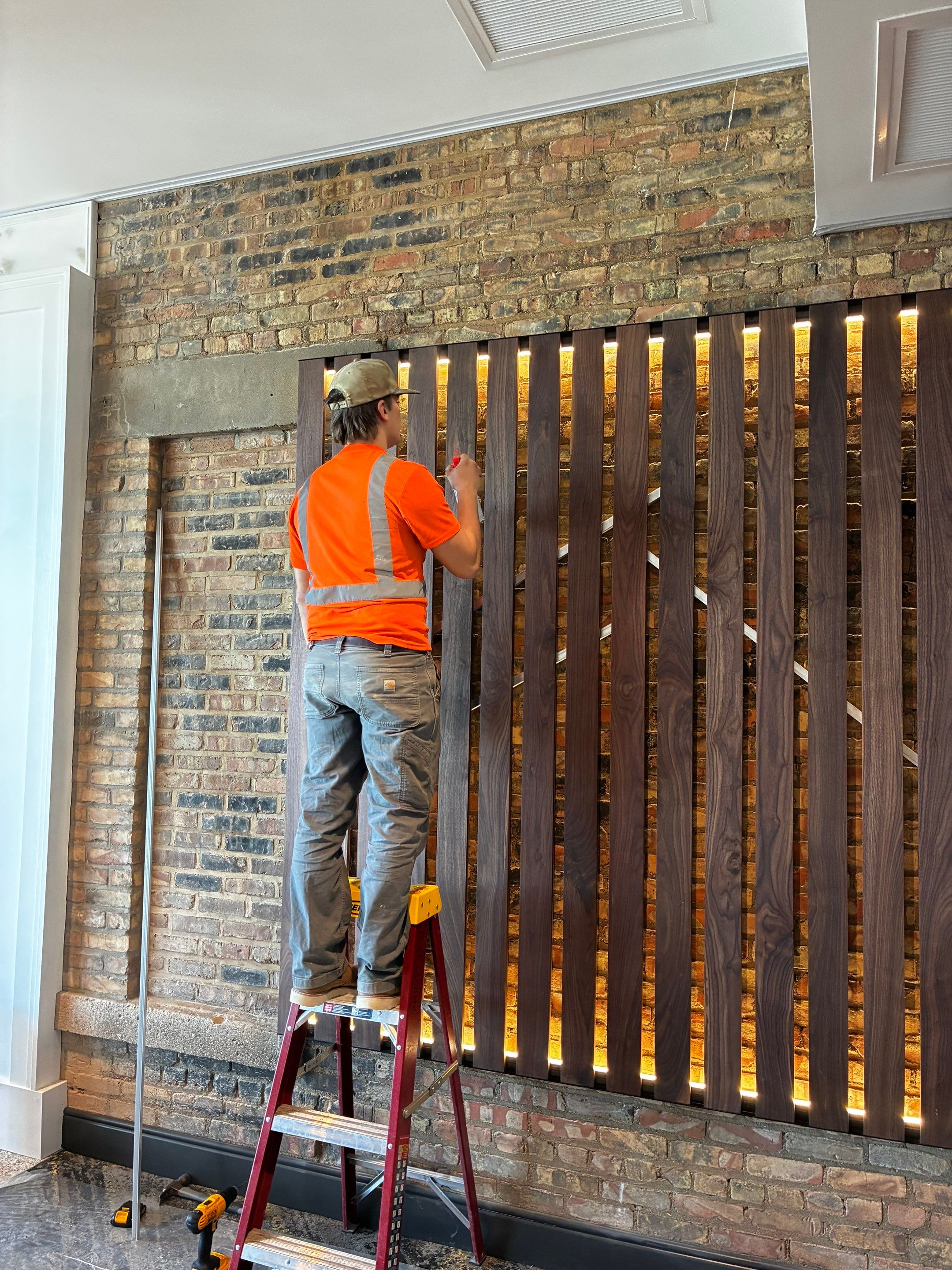 Custom Donor Recognition Walls and Wayfinding for Cultural Arts Center by Hayes Design co