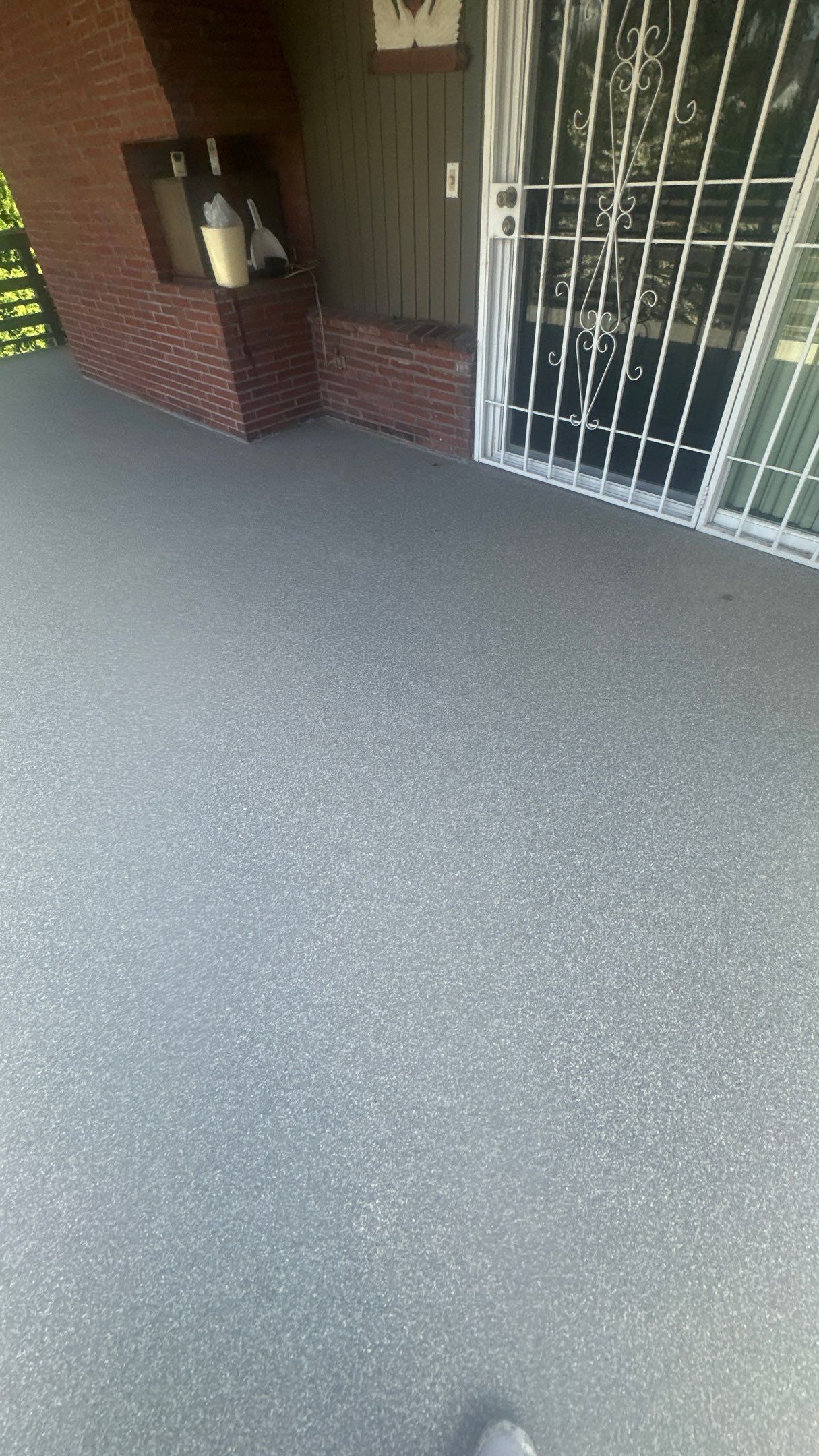 Patio Transformation using Trail Mix 1/8" Chip by Croc Coatings, LLC