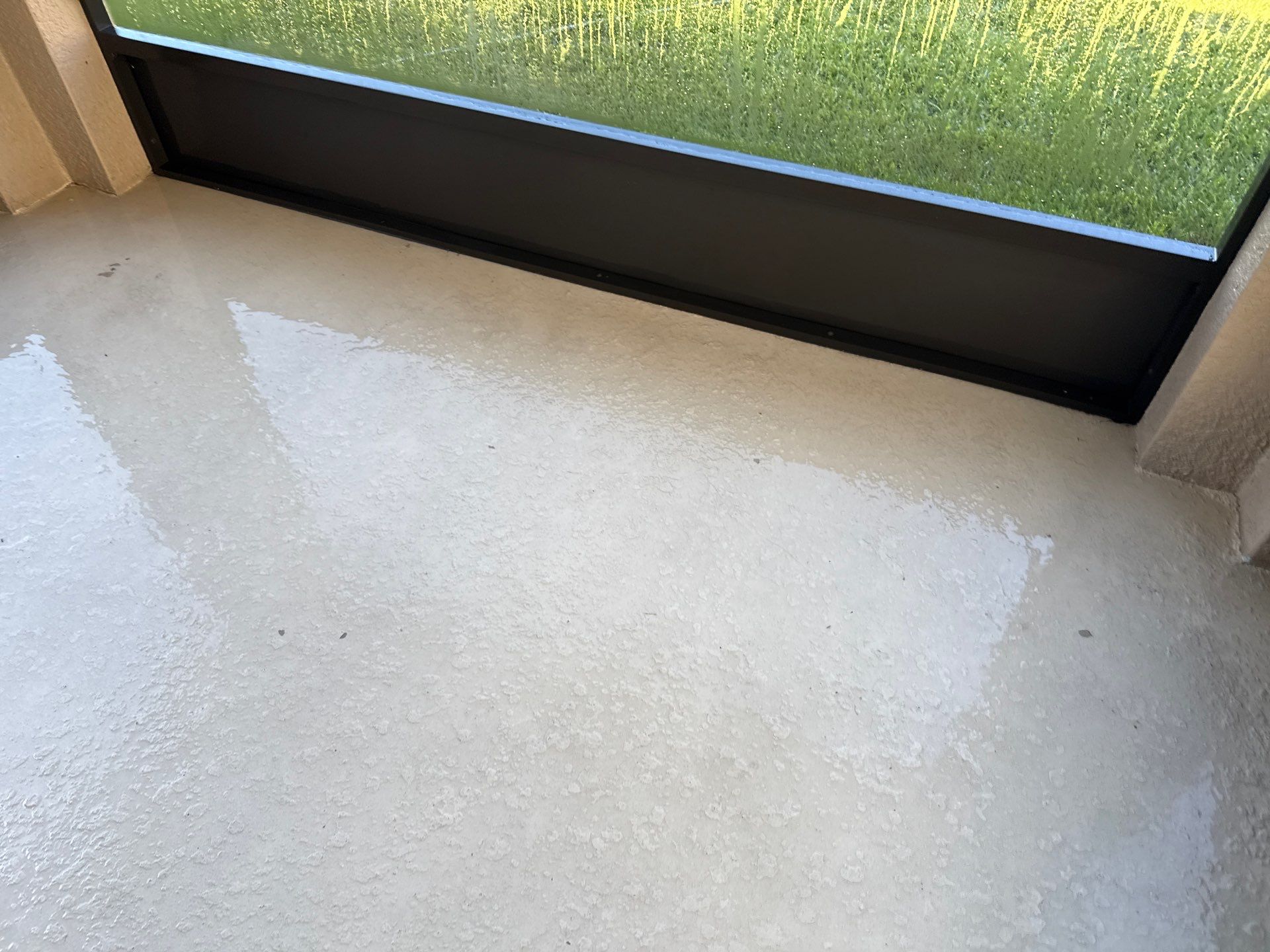 Painted Lanai Floor, Screen Enclosure, and Driveway Cleaning in Trevesta Community, Palmetto, FL by Sunshine AquaWash