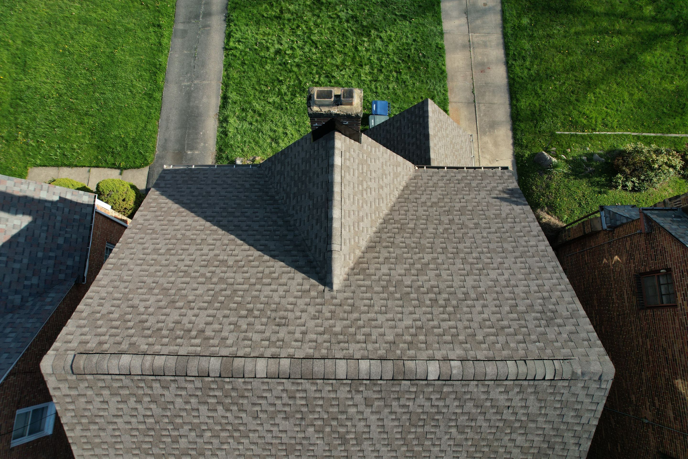 Cleveland Heights Residential Roof Replacement using GAF Timberline HDZ Mission Brown by Atlas Roofing & Restoration