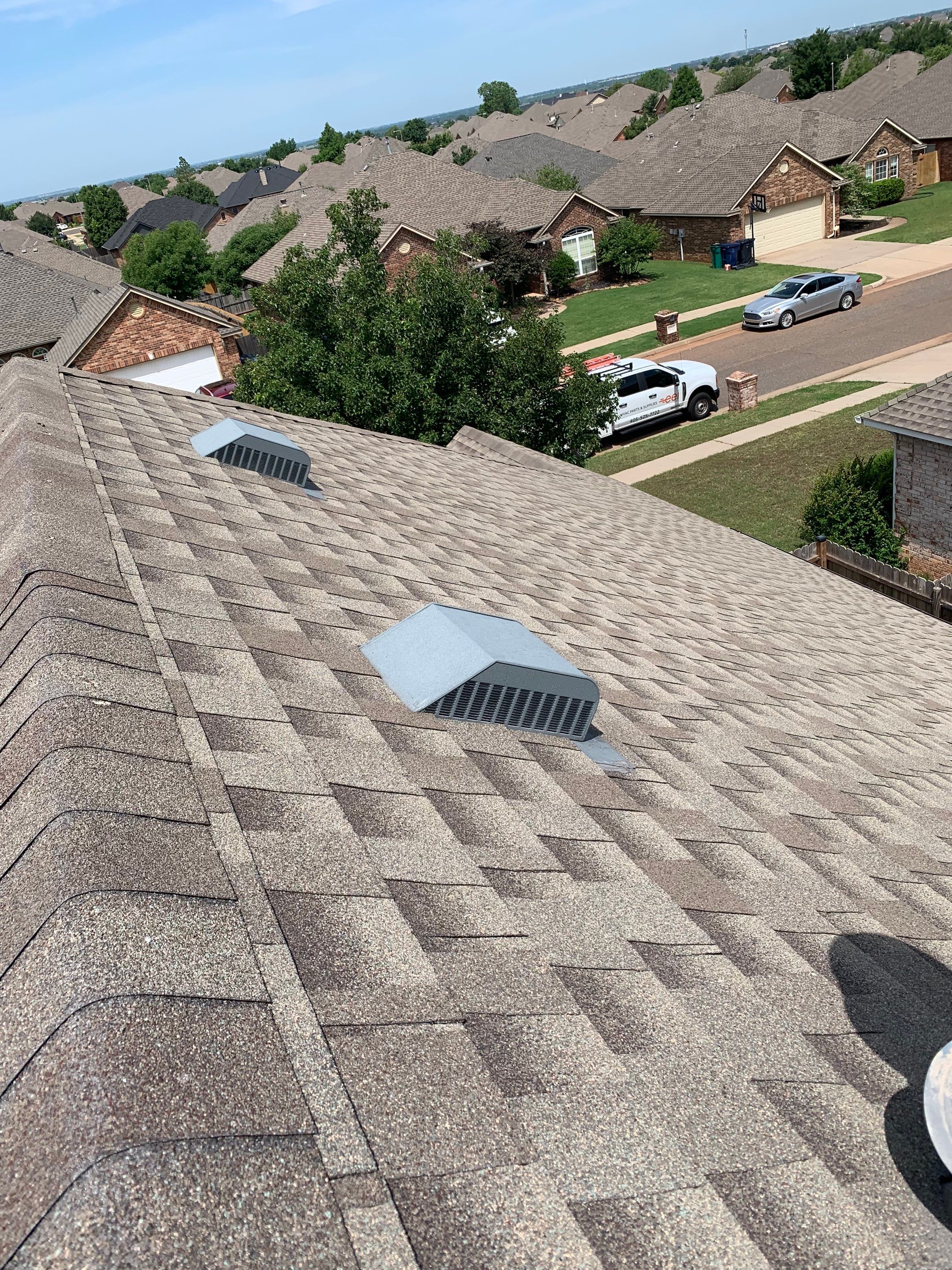 Reroof using GAF HDZ in Charcoal by Castillo Roofing