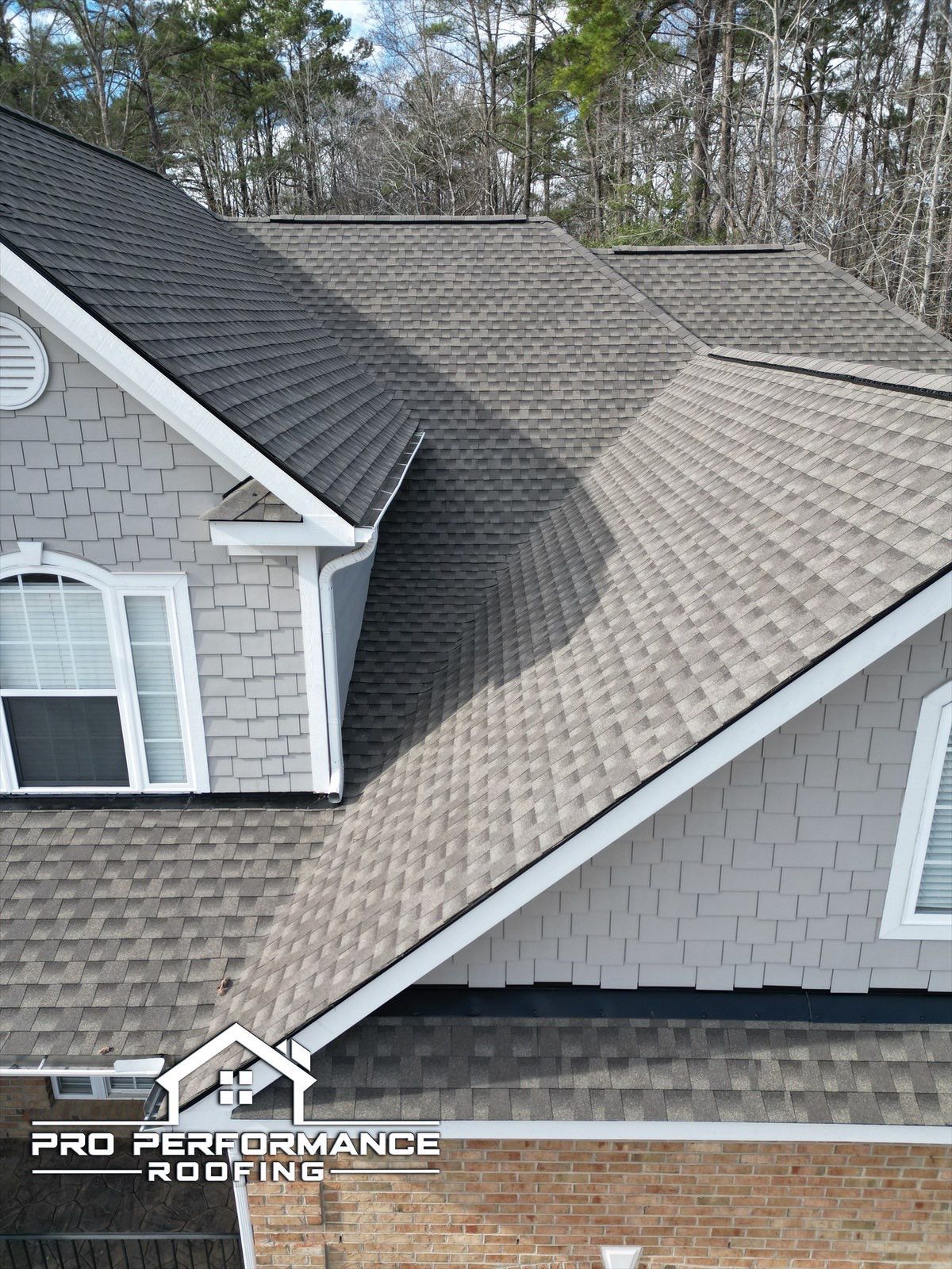 Roof Replacement - GAF Timberline HDZ Weathered Wood  by Pro Performance Roofing