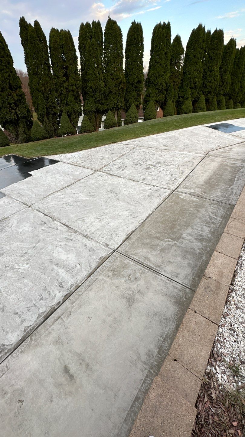 Twilight Driveway Project in Bridgeville by Floors in a Day, Inc