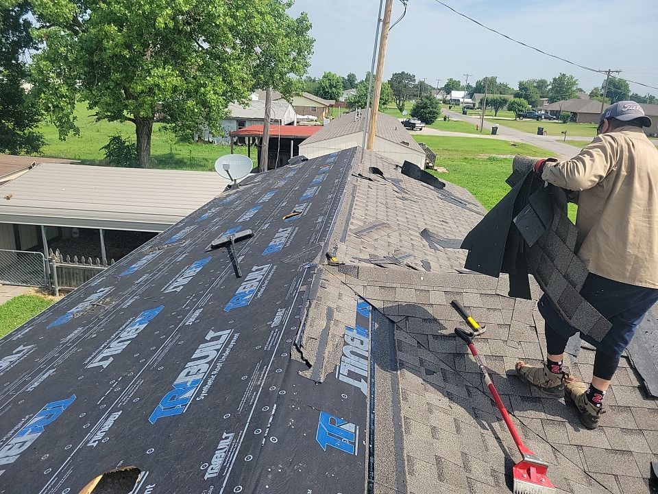 Roof Replacement in Amber, OK by Z Construction & Roofing, LLC