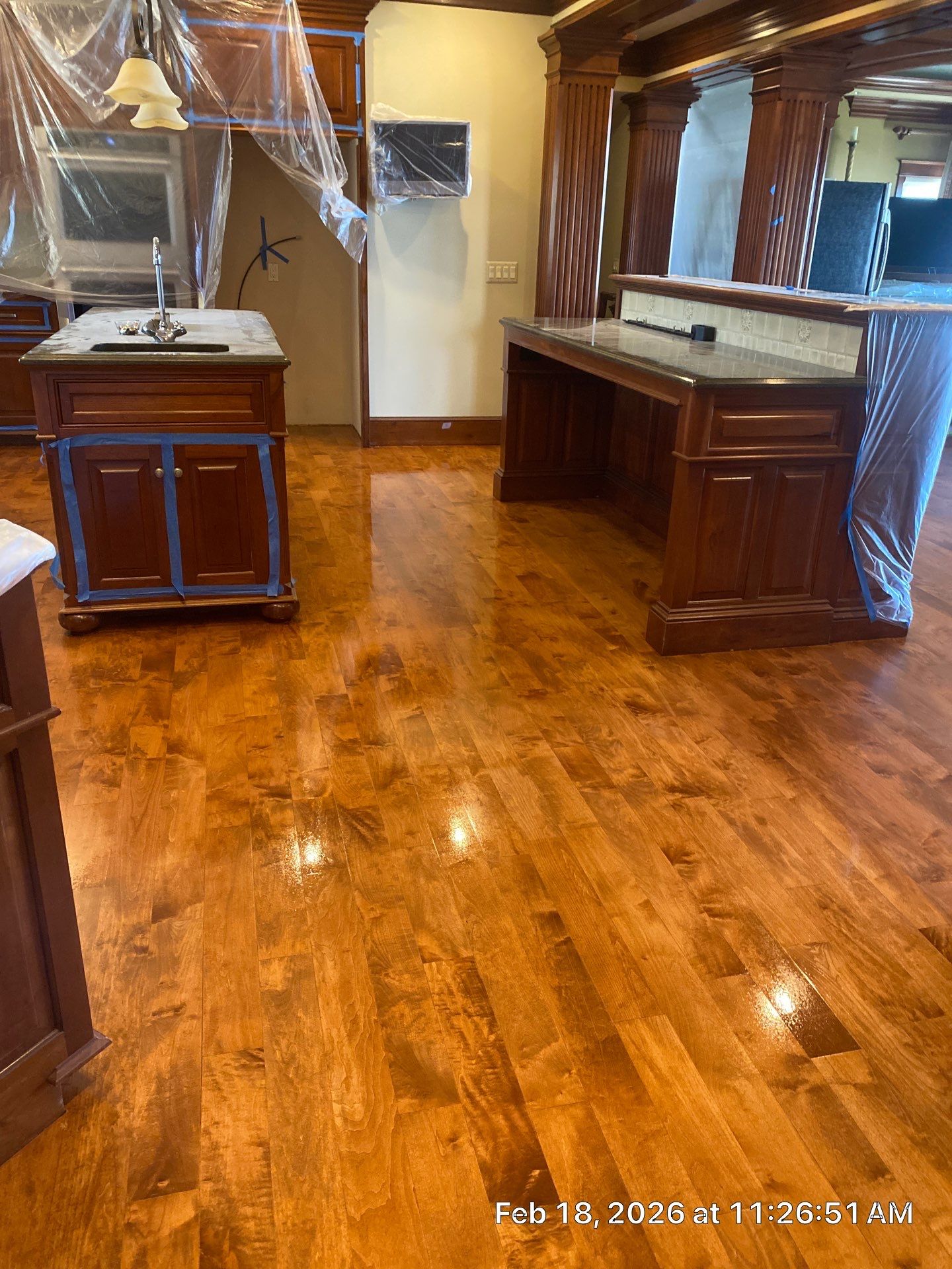 Glossy Maple Refinish! by RTBaldwin Hardwood Floors