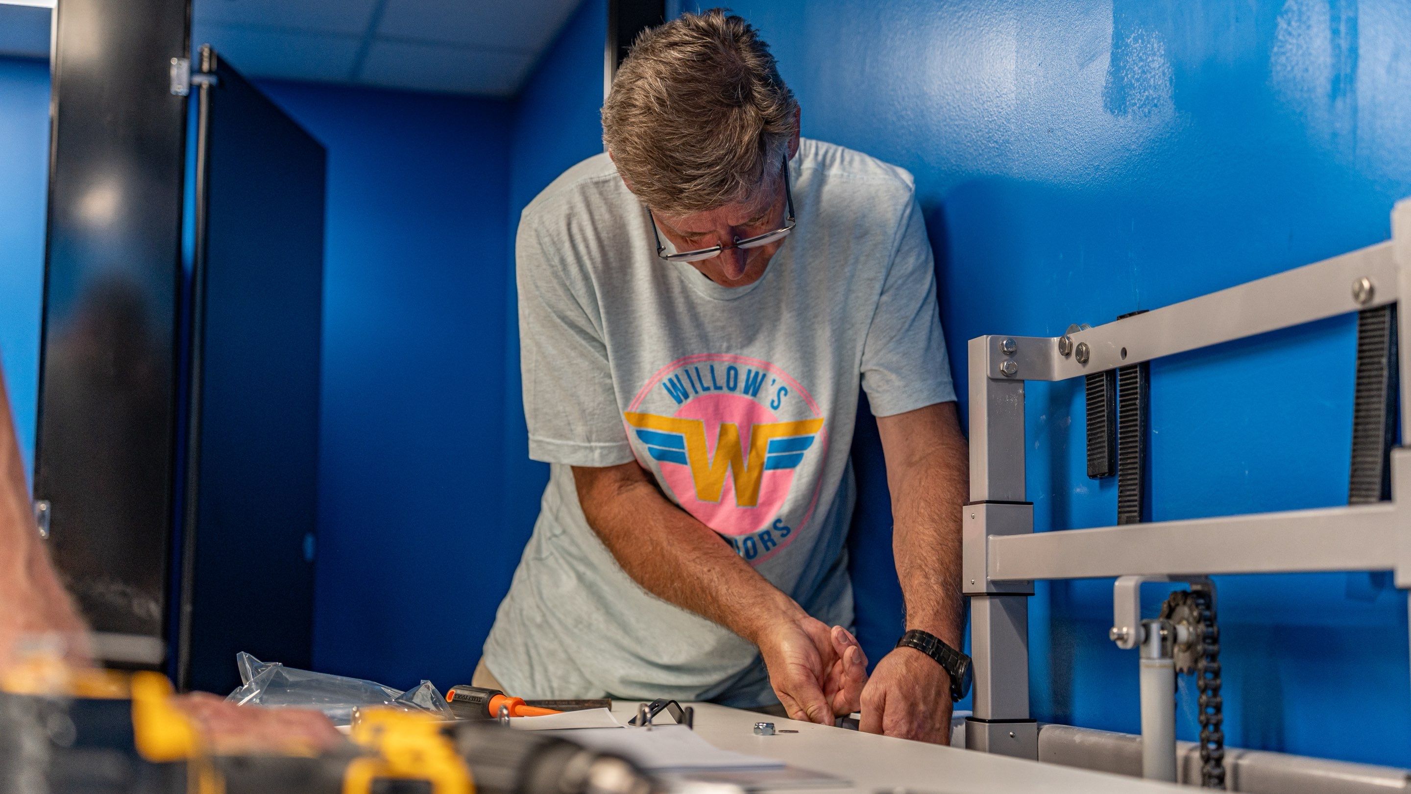 Inclusive Changing Table Installation in Randleman, NC! by Willow's Wish Foundation