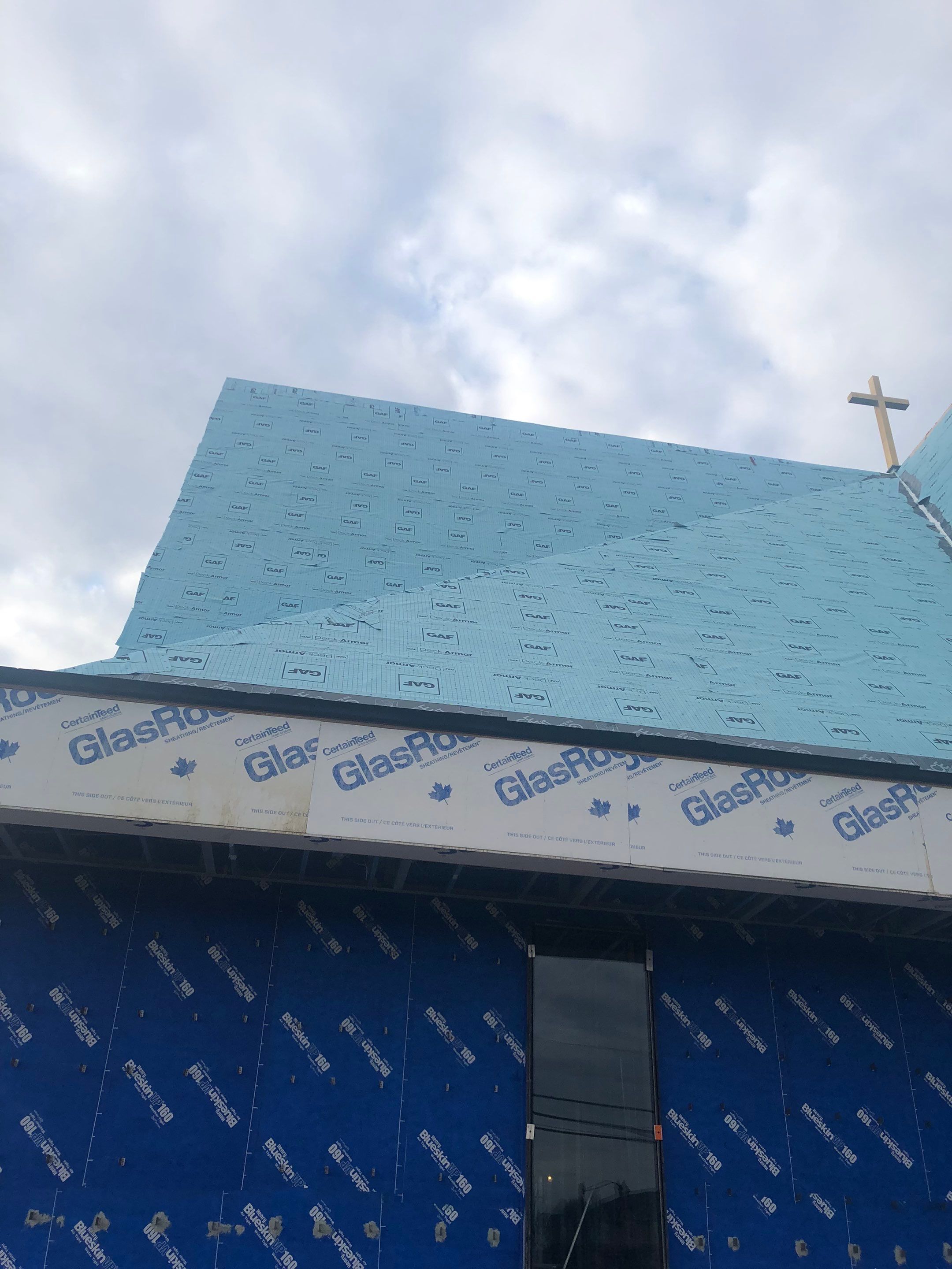 Commercial Roofing Installation using Diamond Tile Metal Shingles , Tpo Flat Roof by Jay Carter Roofing & Sheet Metal