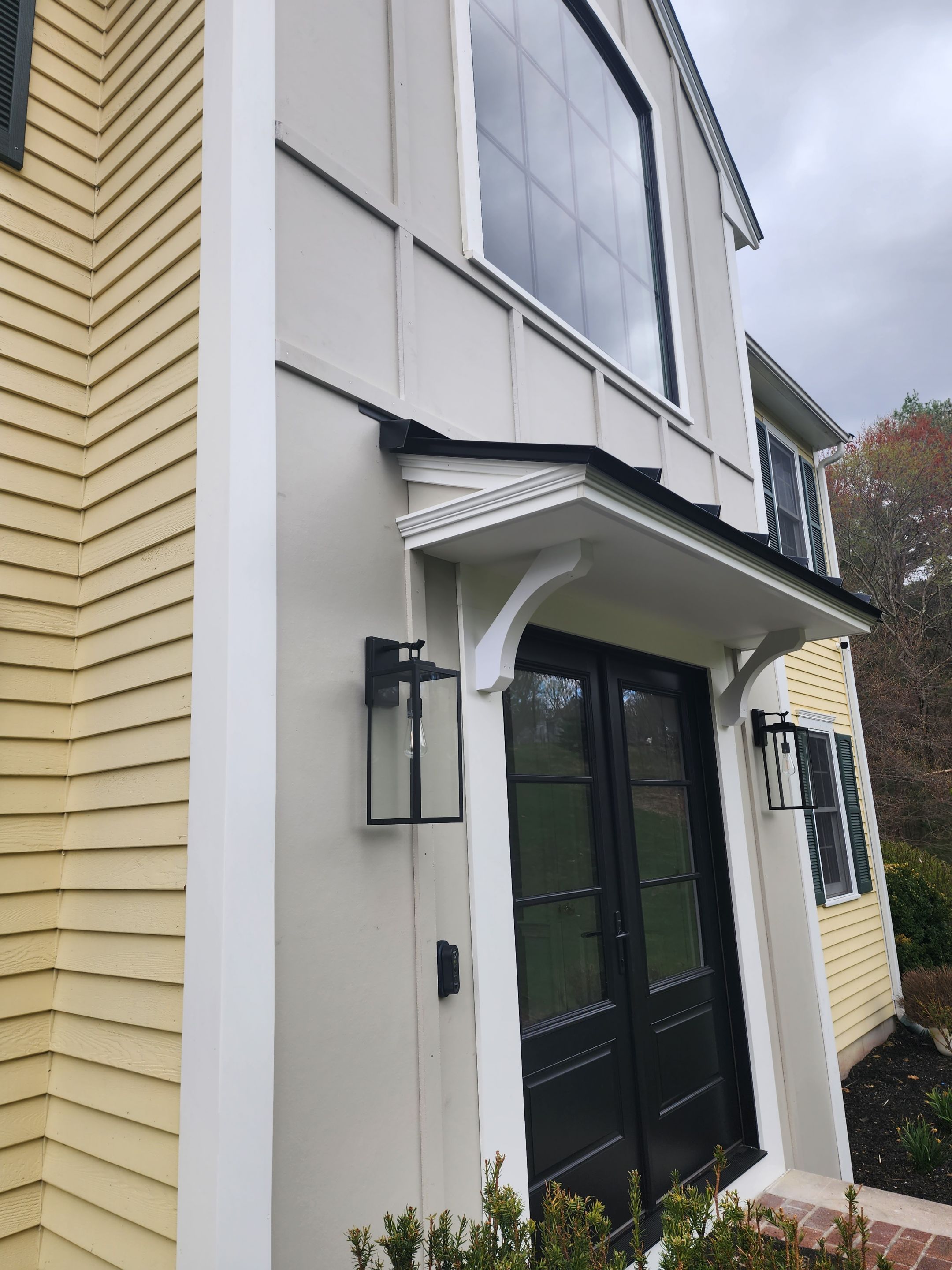 Front entry redesign in Holliston, MA by UBrothers Construction