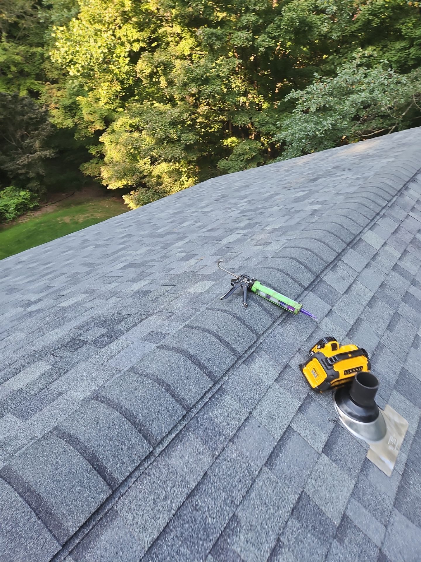 Residential Roofing Installation using Owens Corning TruDefinition Duration AR - Estate Gray by A Plus Exterior