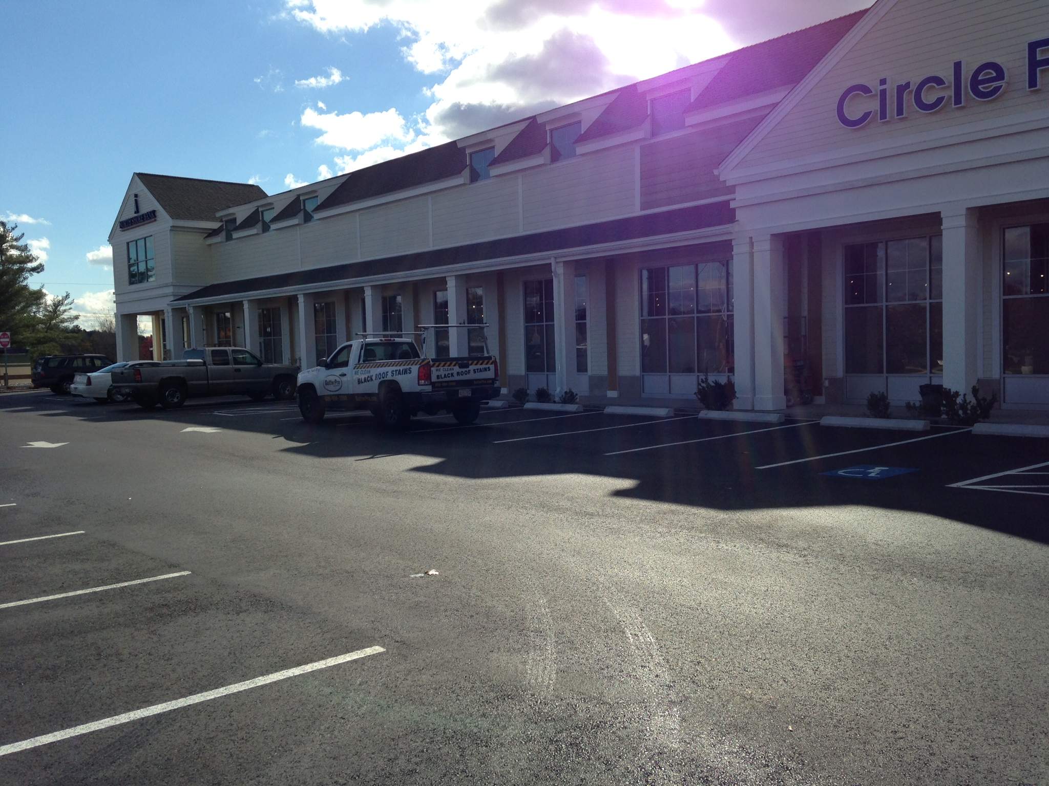 Gutter Pro on the job in Middleton, MA by Gutter Pro Enterprises