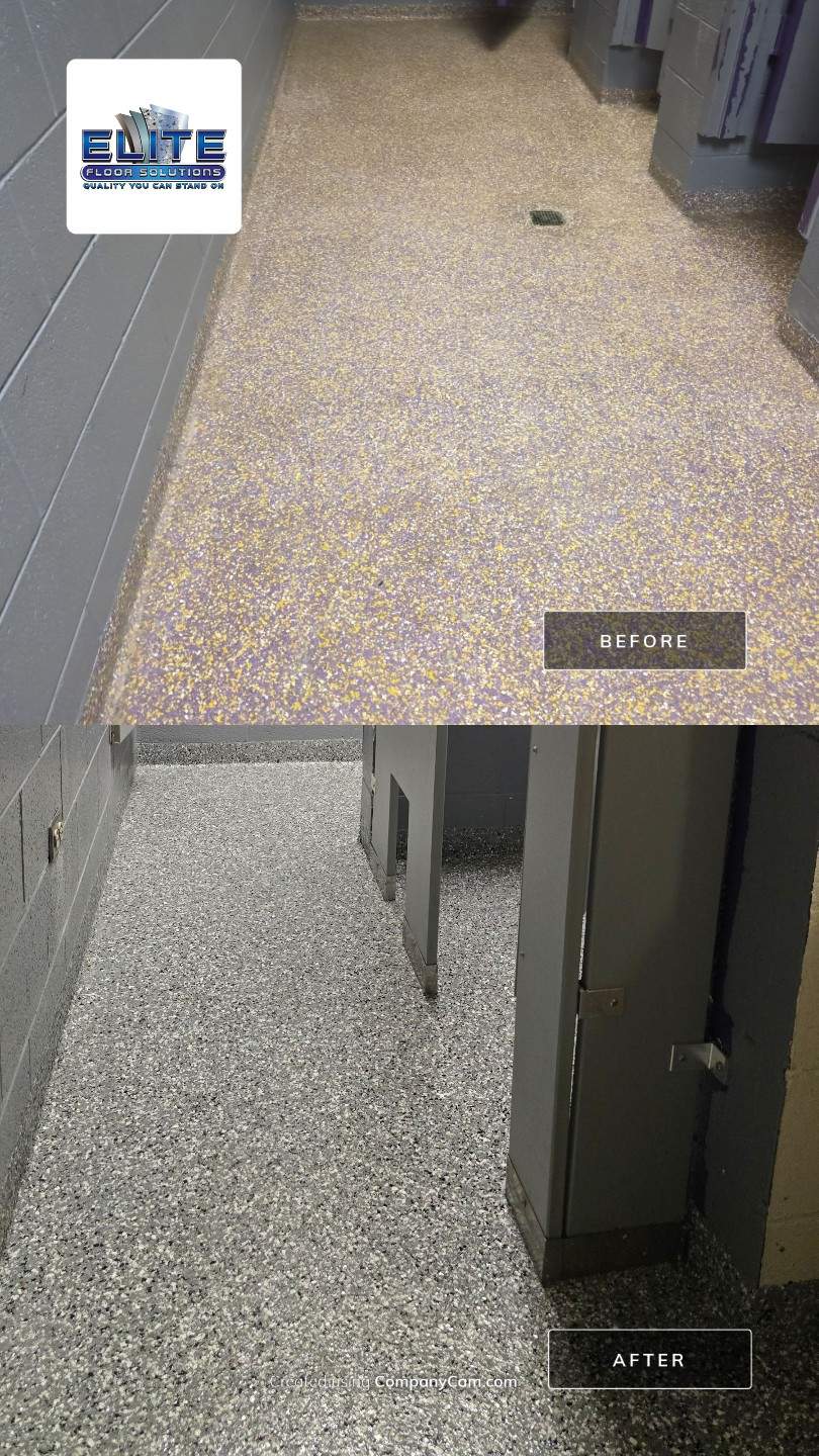 Wombat vs High Traffic Bathroom Floors by Elite Floor Solutions