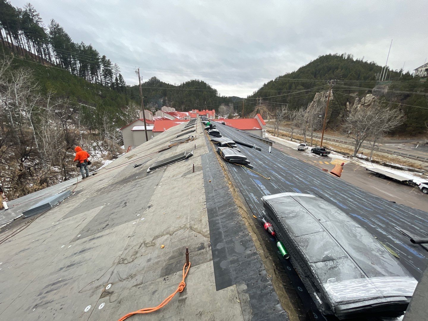 Commercial Roofing Installation using EuroShield by Weather-Tite Exteriors LLC