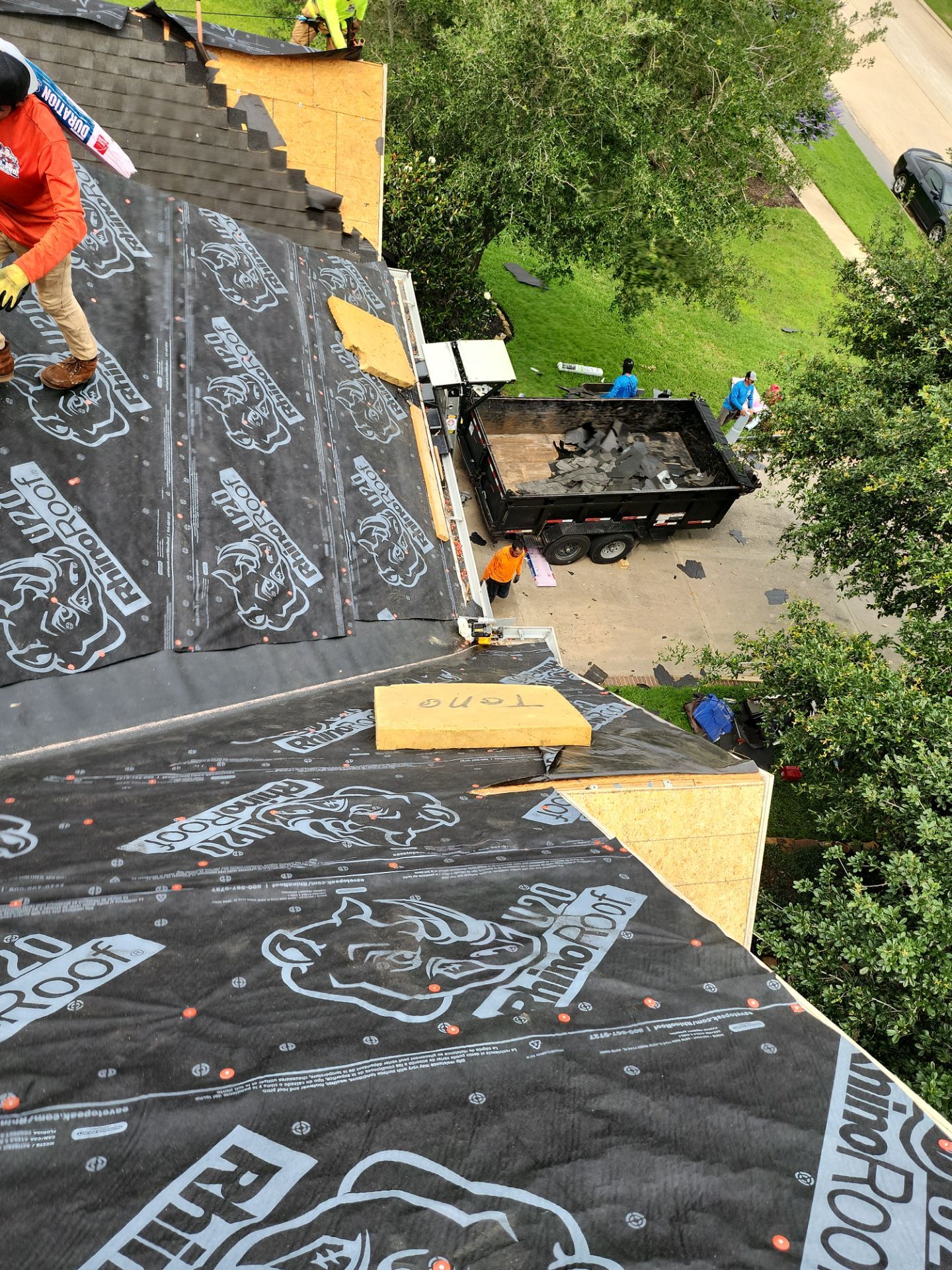Residential Roofing Installation using Owen's Corning Duration (Lifetime) Shingles by Roof Repair Company