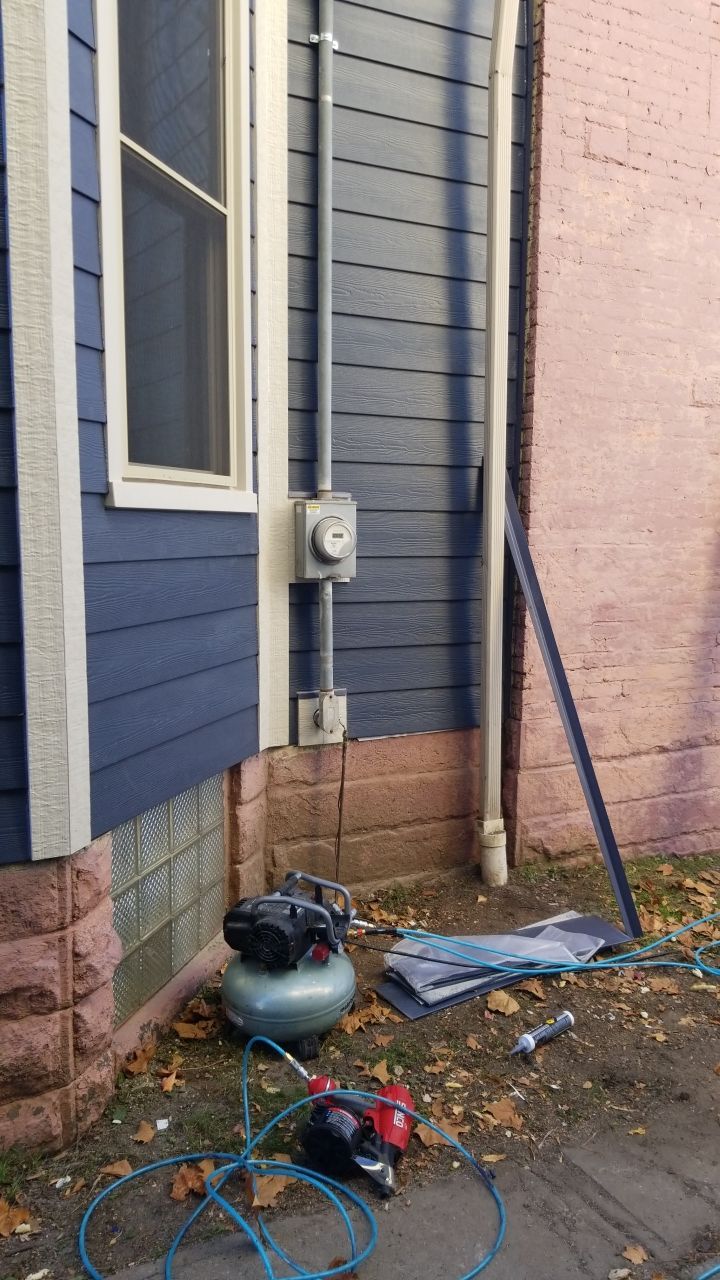 Fire damaged home in Tremont by Absolute Roofing and Construction