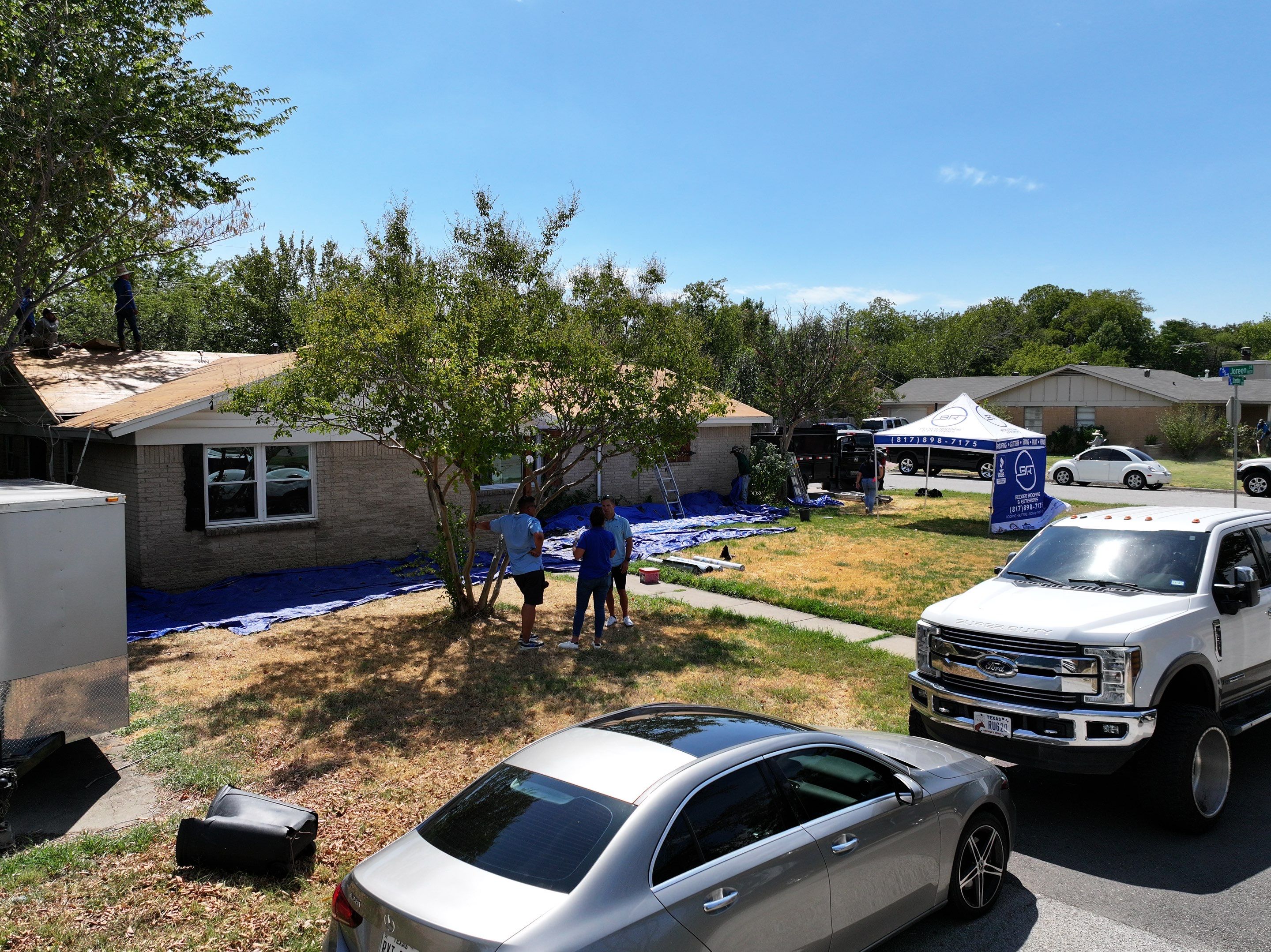 Residential reroof redeck using Certainteed landmark burnt Siena by Becker Roofing and Exteriors