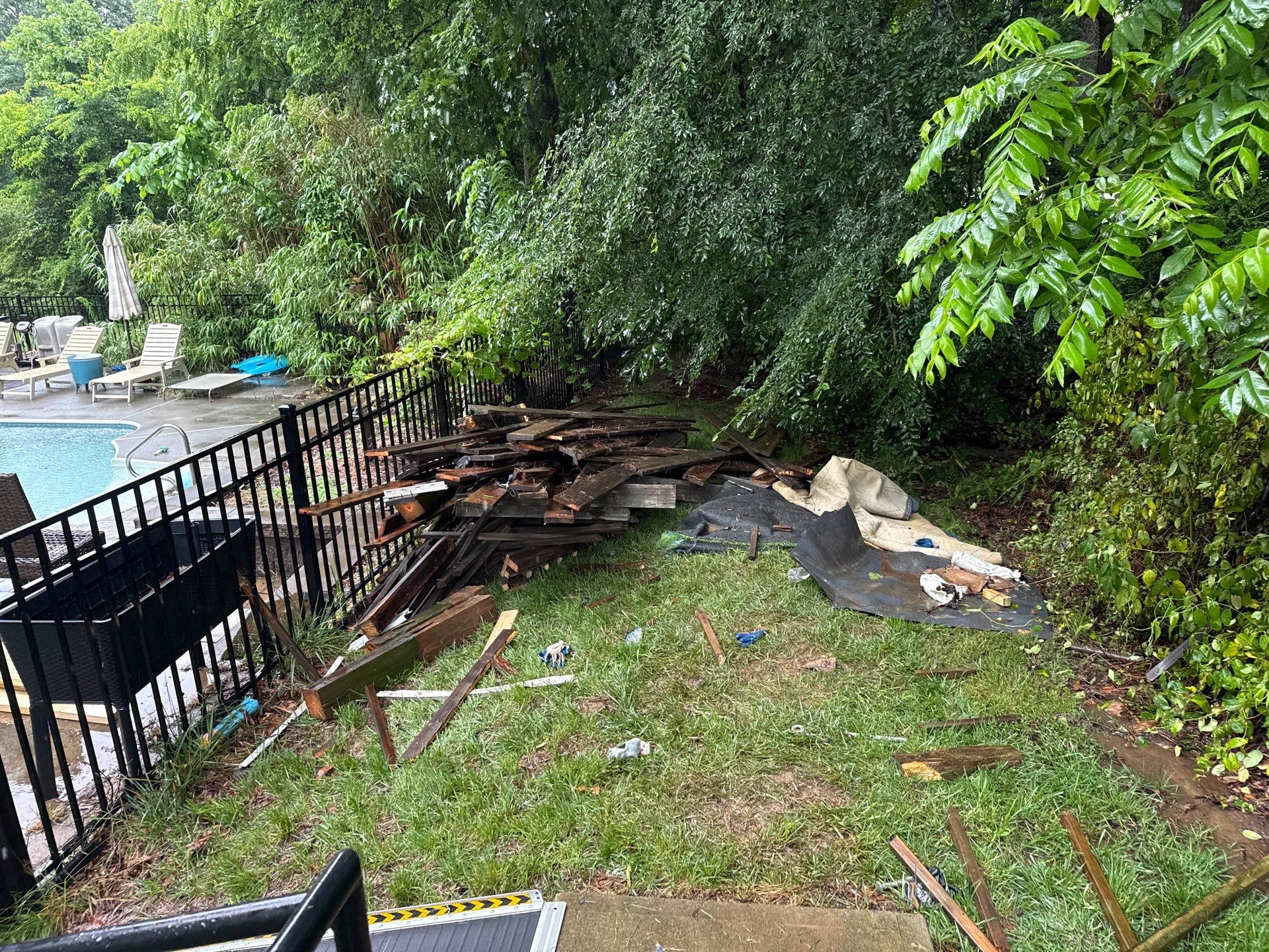 Project in Huntersville by Badger Hauling