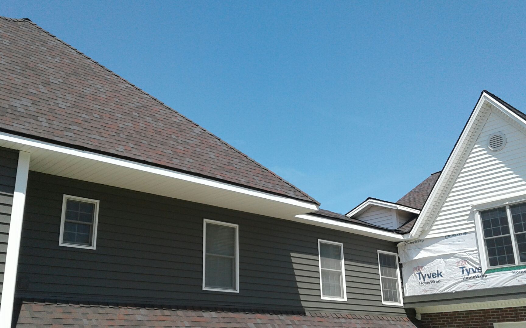 ROOF SIDING GUTTER REPLACEMENT after major Stom  using Owens Corning Duration and Alside Prodigy Siding by Gorilla Exteriors Contracting, LLC