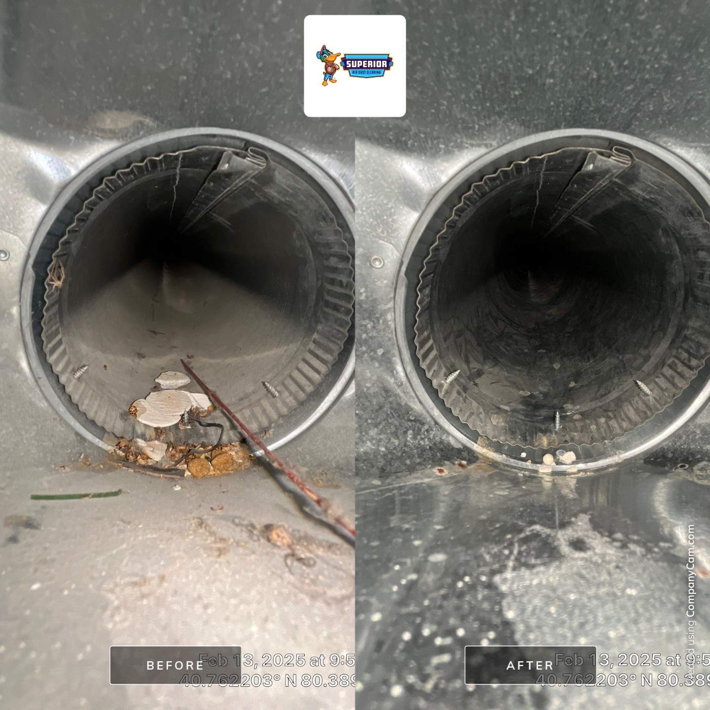 Air Duct Cleaning With a Vacuum Truck in Beaver Falls, PA by Superior Air Duct Cleaning