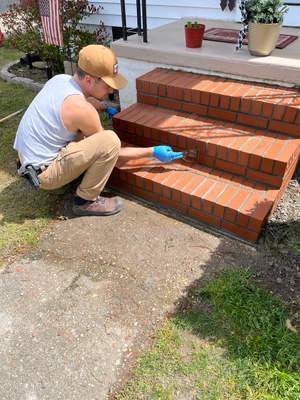 Masonry Stairs and Crown Repairs in Hampton, VA