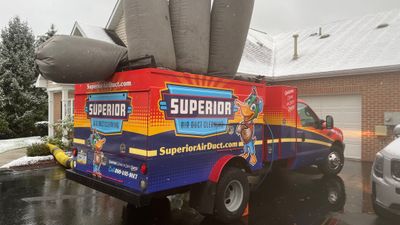 Air Duct Cleaning With a Vacuum Truck in Bridgeville, PA