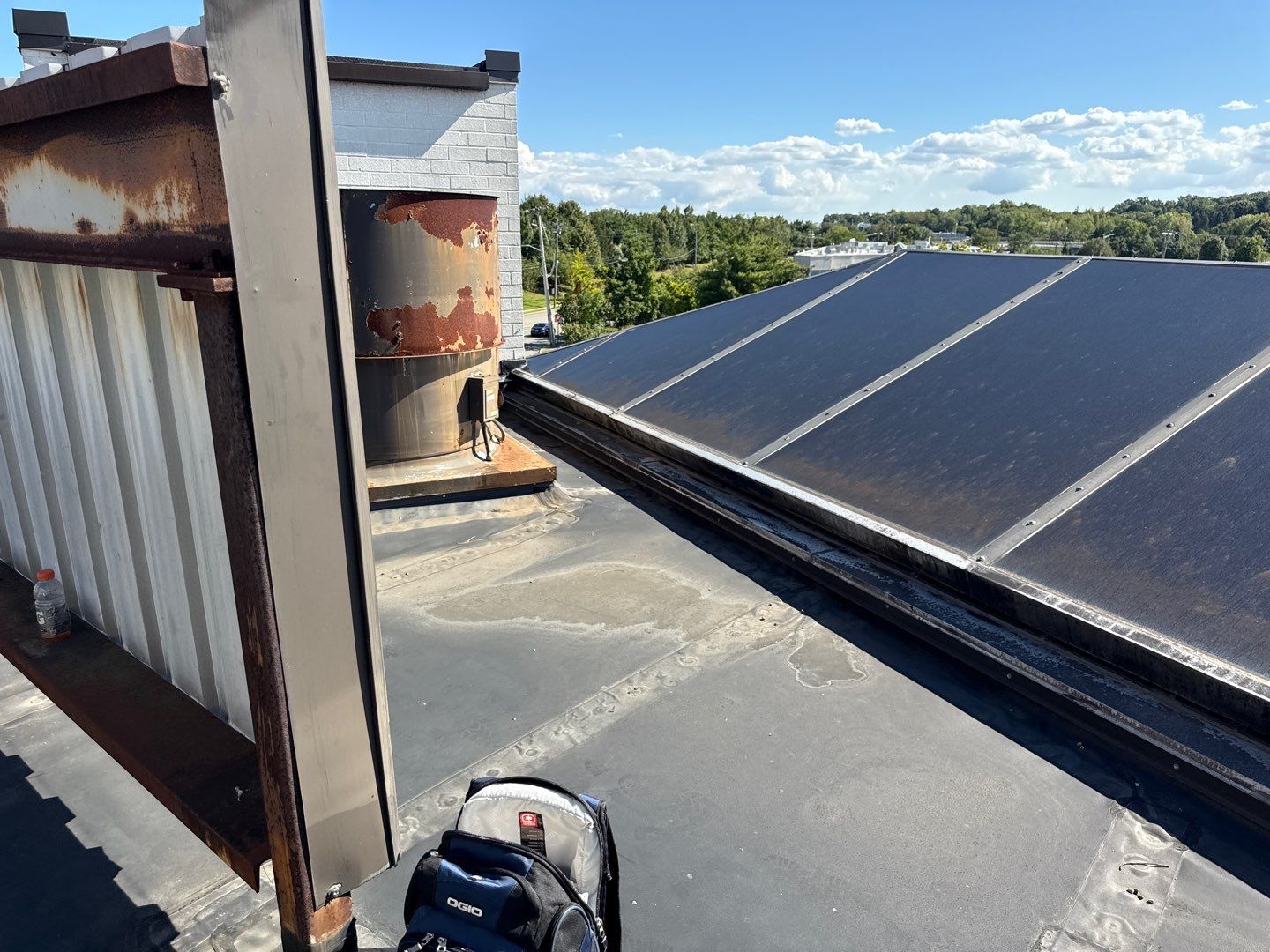 Commercial Roof Replacement – TPO Rhinobond System Installed at TD Bank by All Site Roofing