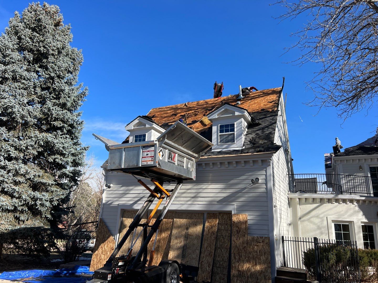 Residential Roofing Installation using CertainTeed Presidential TL - Charcoal Black by A to Z Roofing