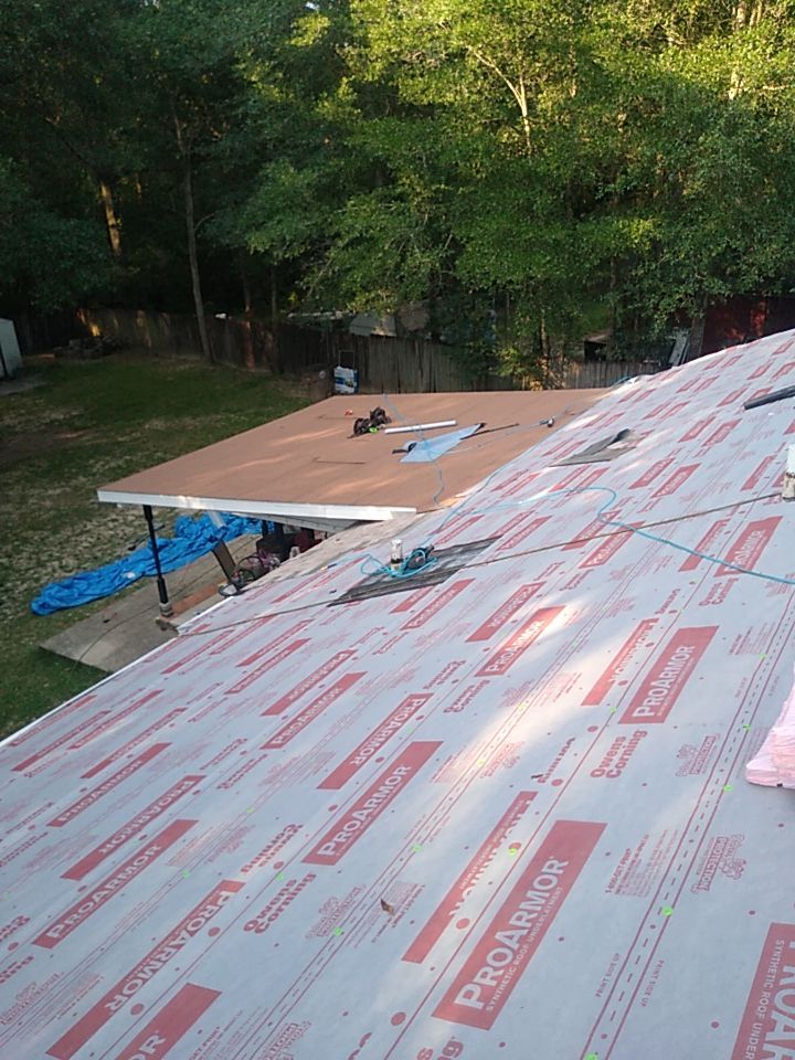 Residential Roofing Installation using Roof Replacement by American Roofing & Construction LLC
