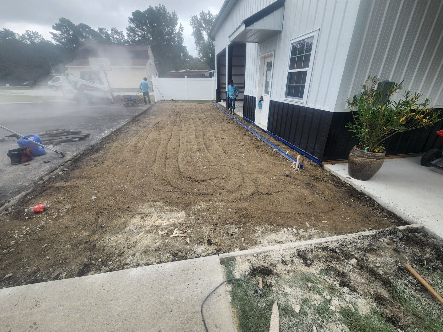 Project in Chesapeake by Sam The Concrete Man Virginia Beach