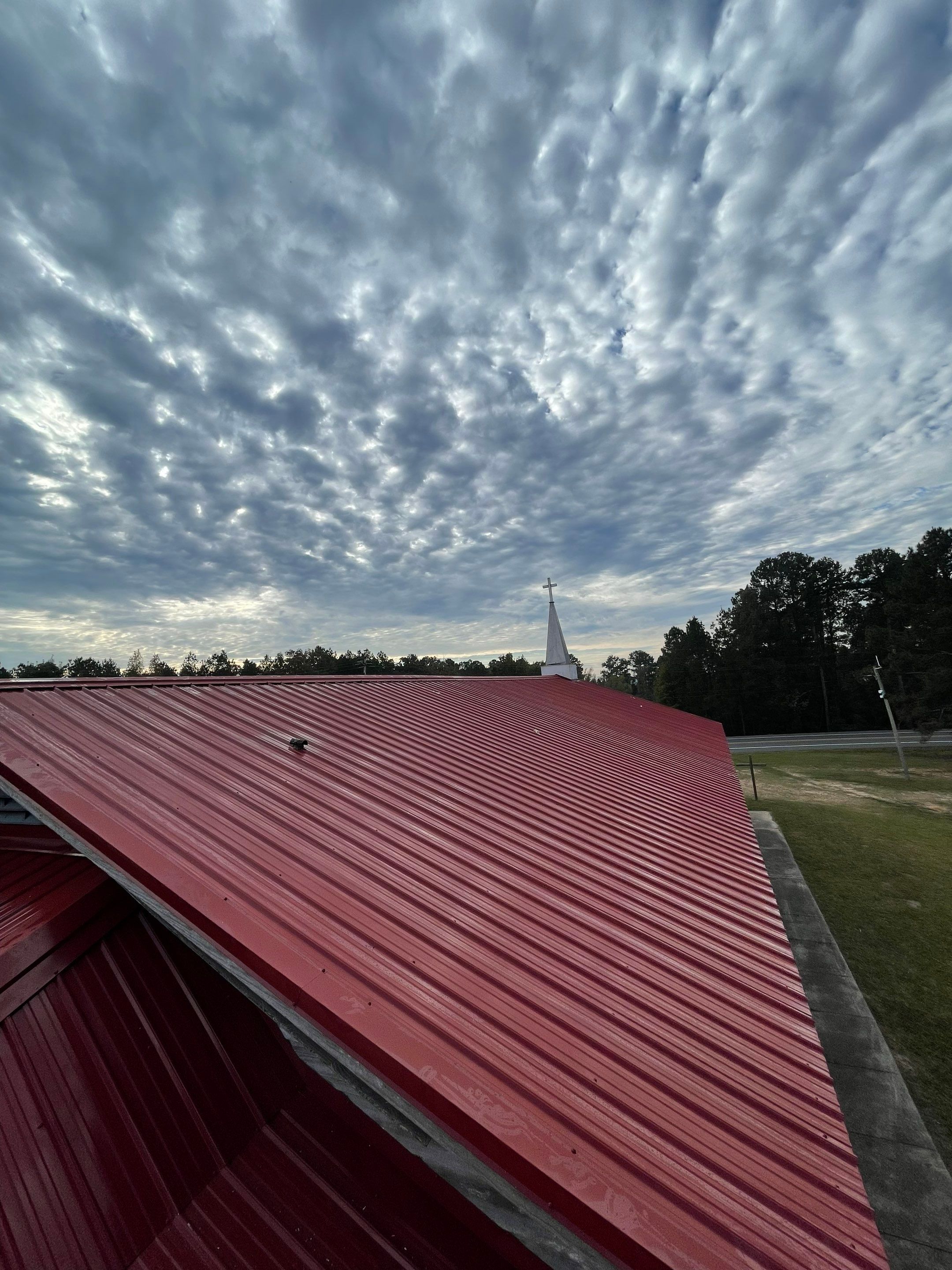 Residential Metal Roof Replacement using Reed's Metals: 26 GA. Colored Residential Metal Panels (Barn Red) by Hostetler Roofing