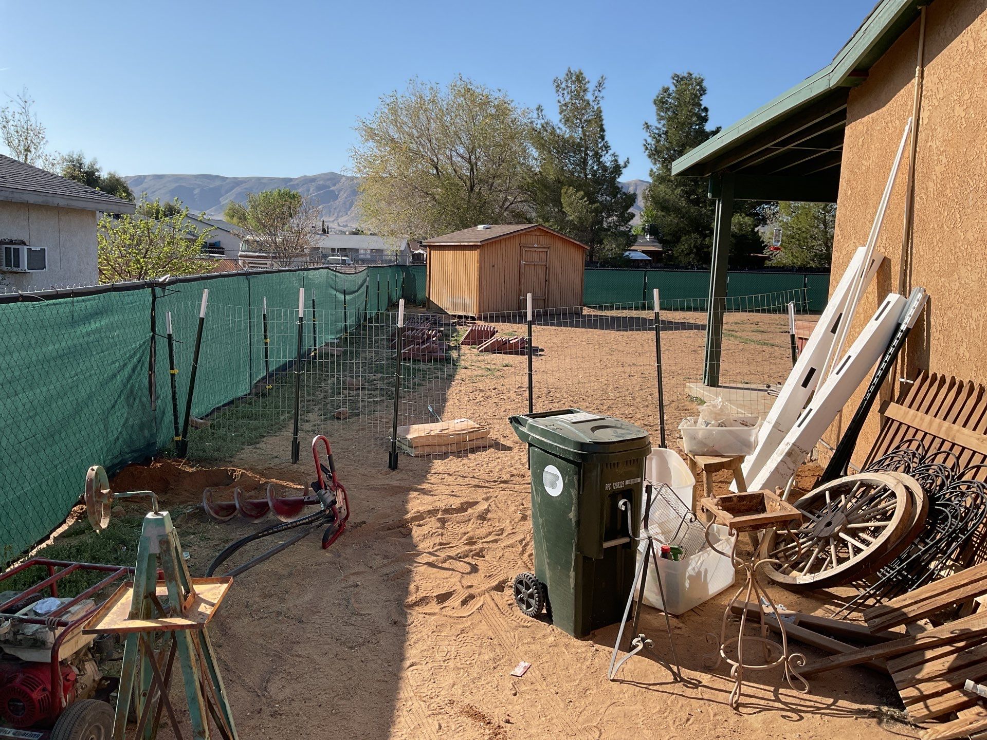 Fence Installation using Ranch Style Vinyl by Fence Guys Inc.