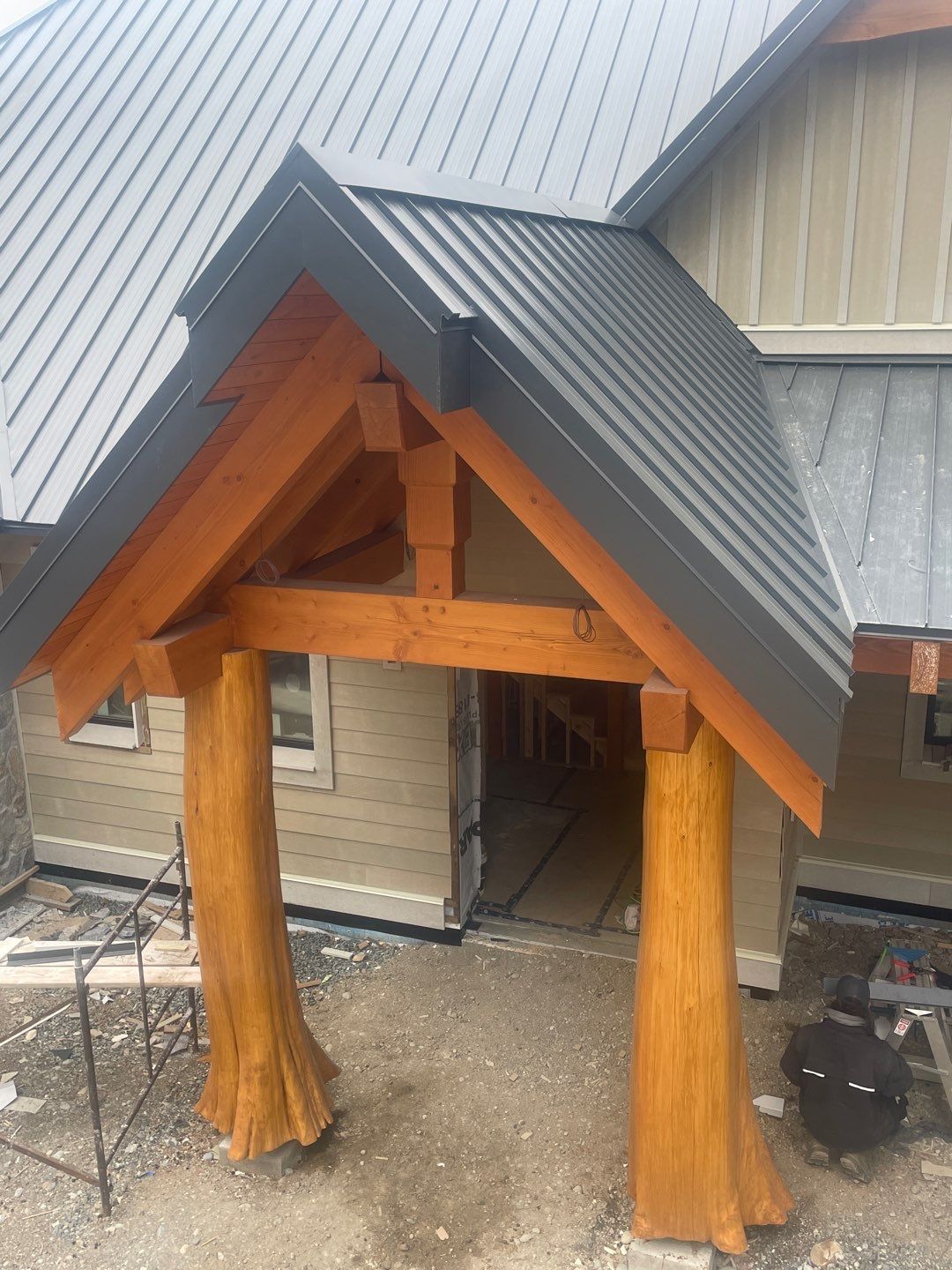 Residential Roofing Installation using 12" Prolok metal by Top Notch Roofing Inc