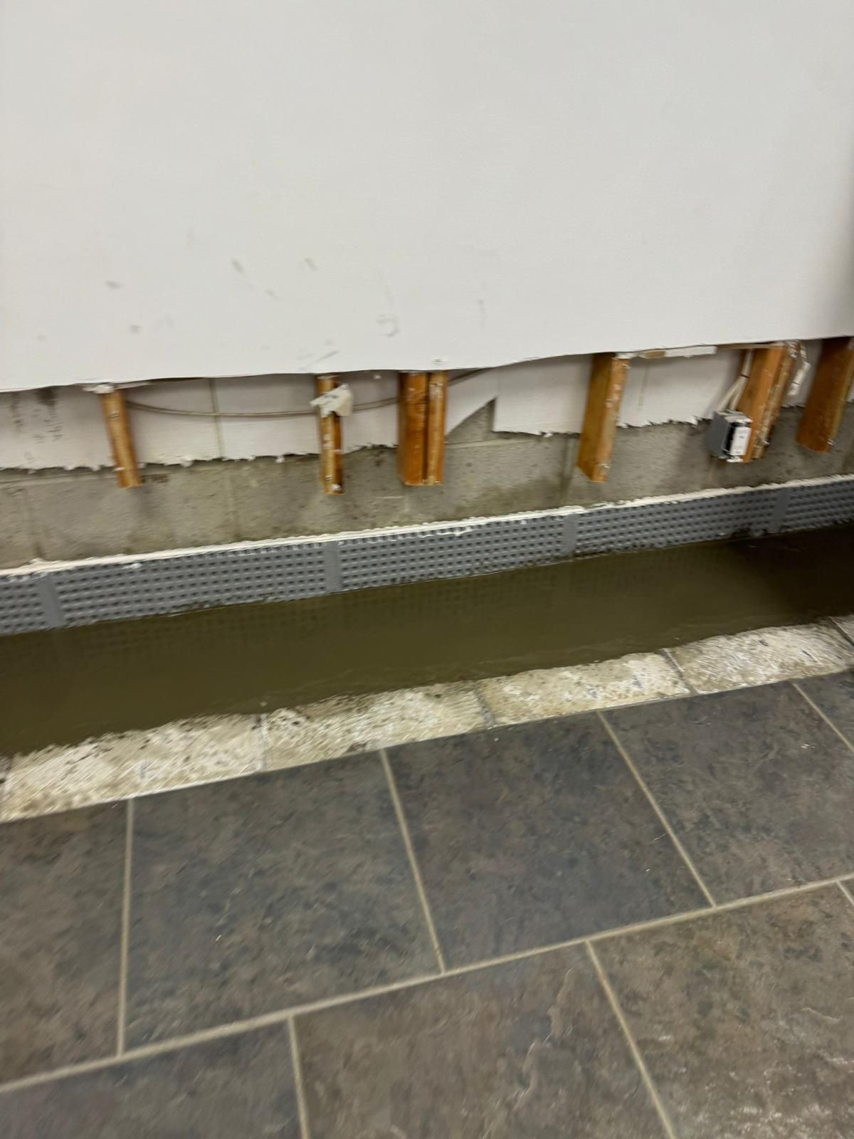 Interior French Drain Basking Ridge NJ by Pure Service Pro, LLC 