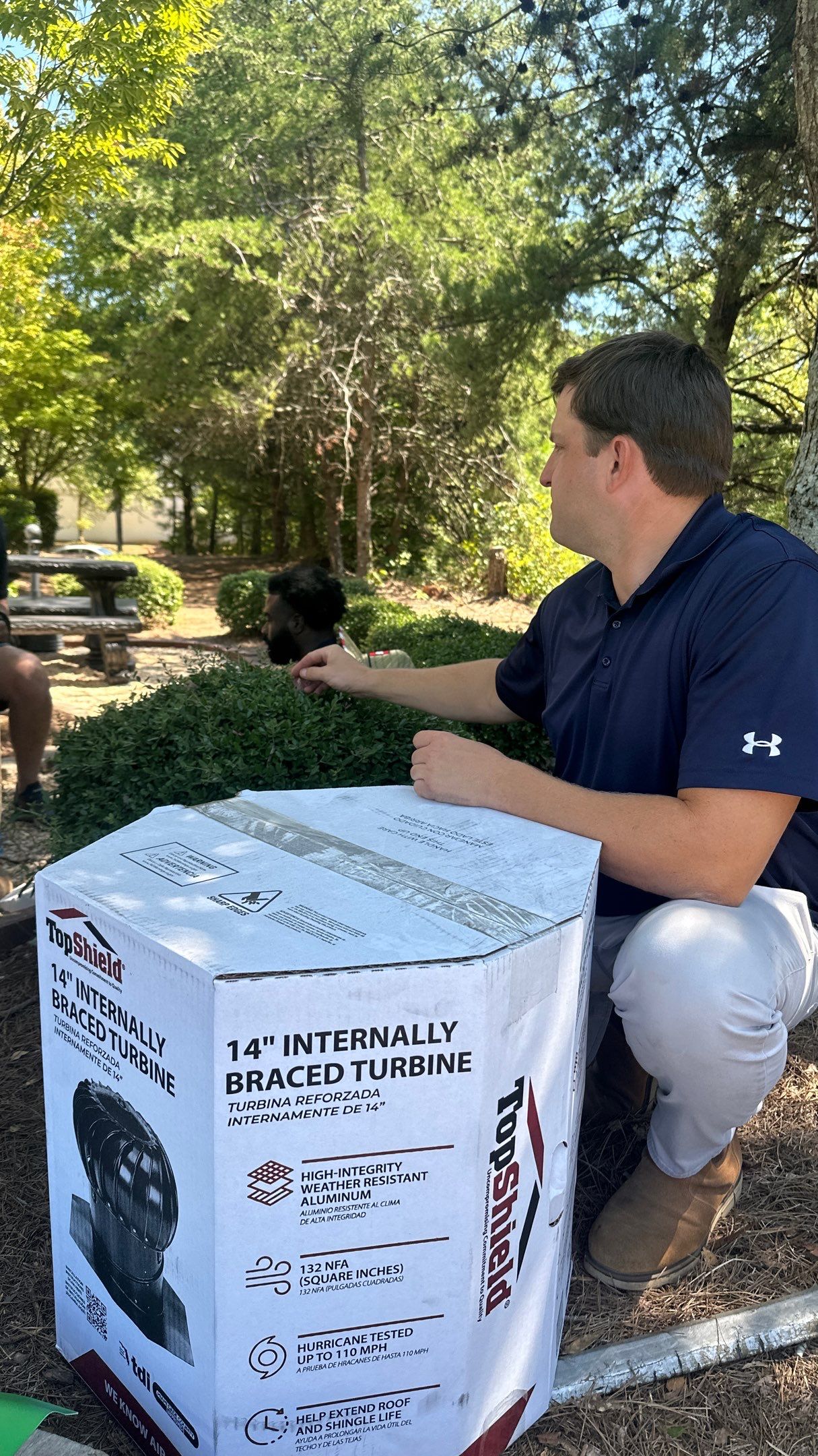 Annual Roofing Material Squarecrow Builds in Marietta Square by Georgia Roof Advisors