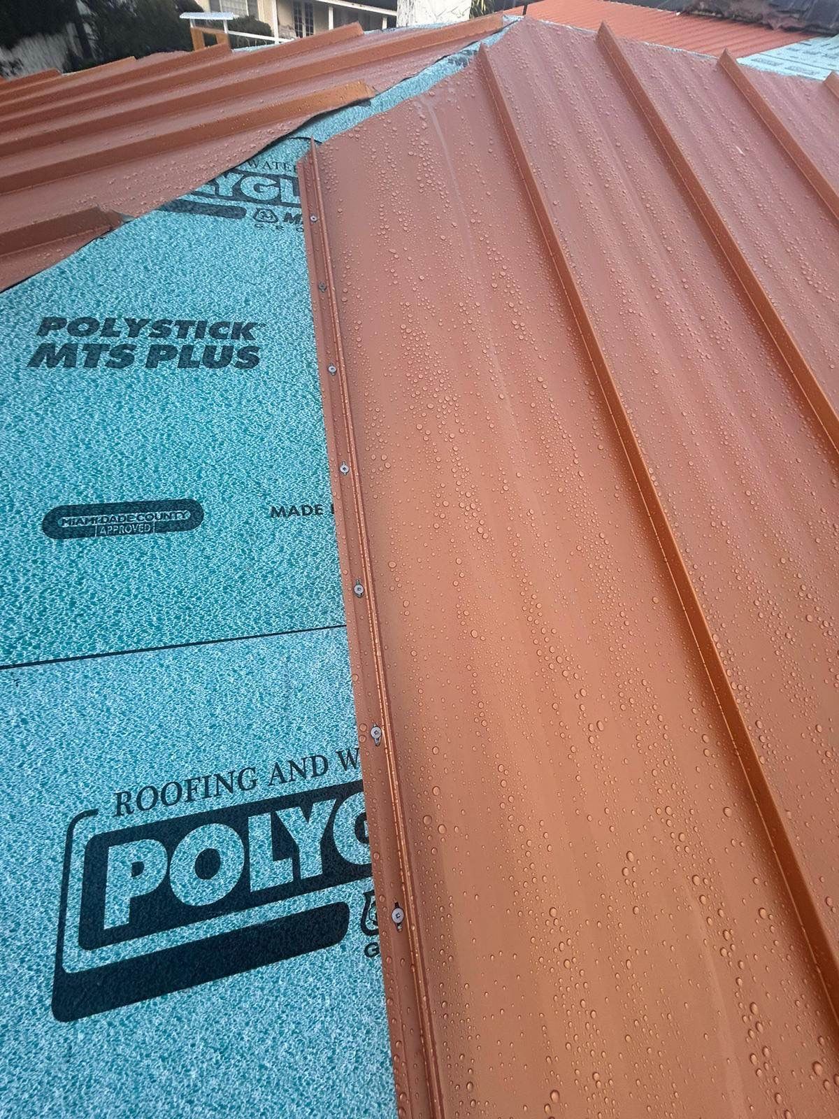 Residential Re-Roof using MS Metals, Copper Penny, Standing Seam. by First Due Roofing